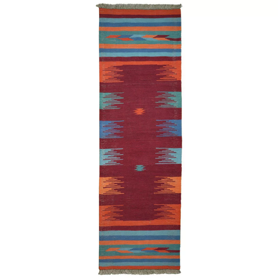 PersaTepp Teppich Kelim Gashgai multicolor B/L: ca. 61x200 cm günstig online kaufen