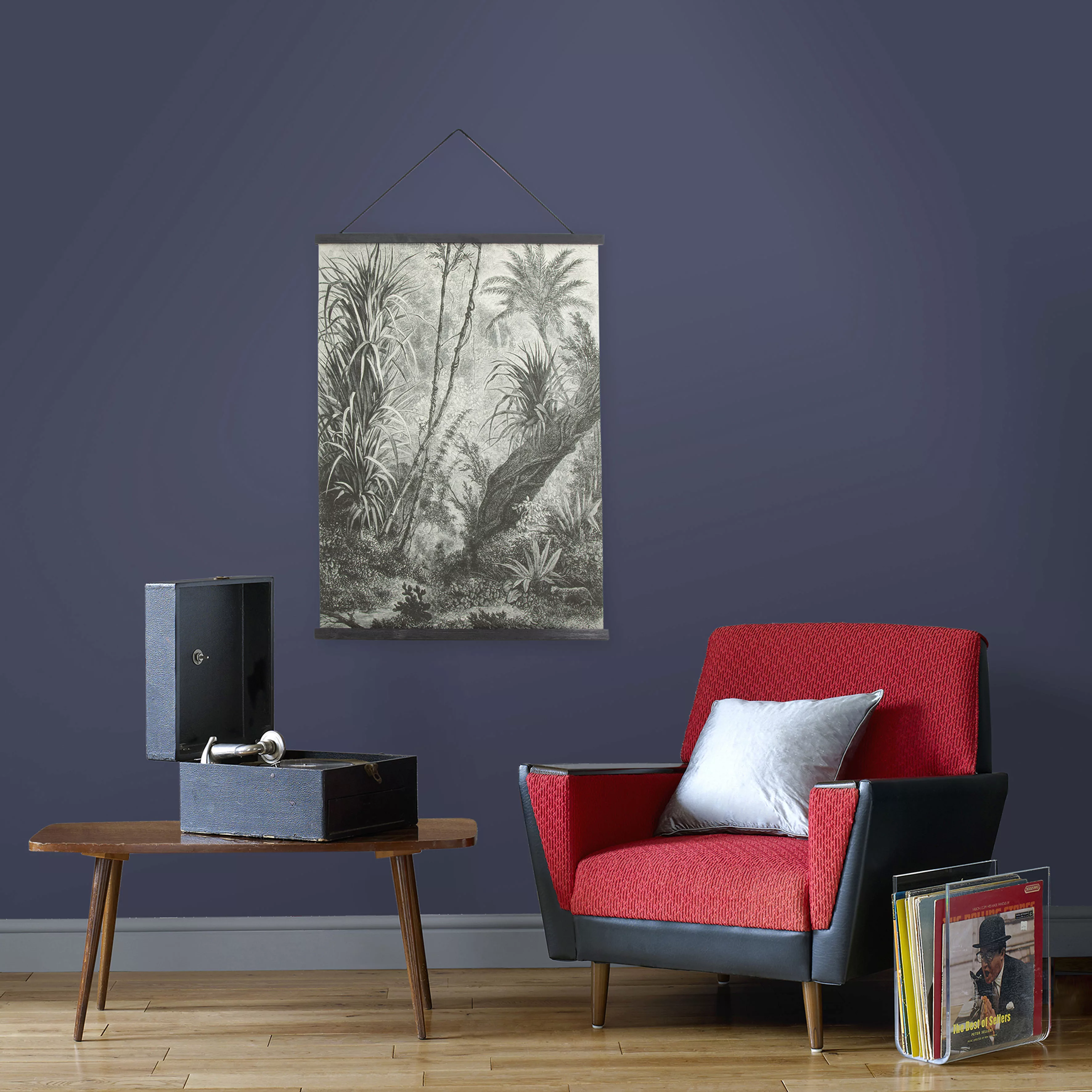 Art for the home Kunstdruck »Dschungel«, (1 St.), Textilposter 80x60cm günstig online kaufen