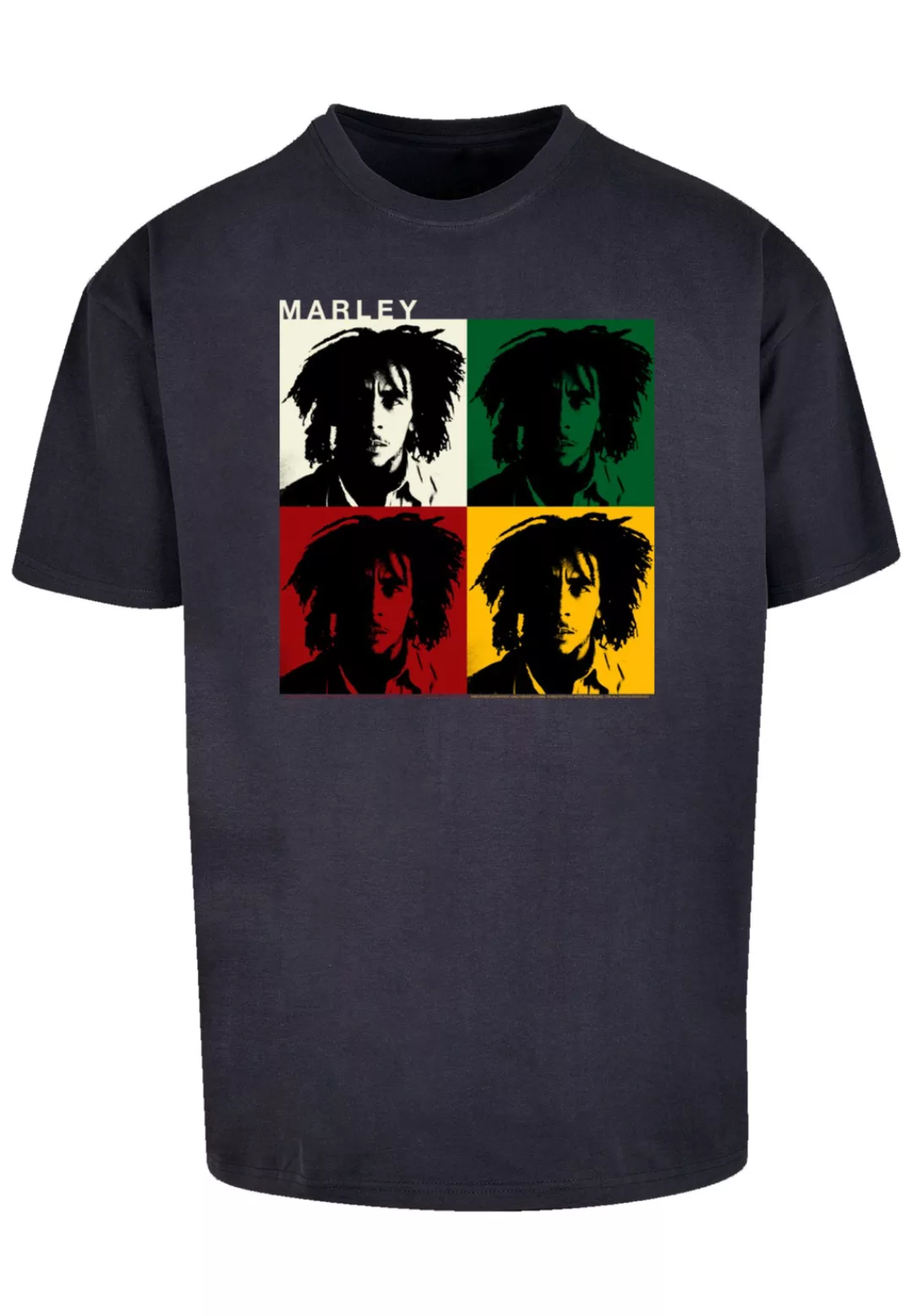 F4NT4STIC T-Shirt "Bob Marley Colour Blocks", Premium Qualität günstig online kaufen