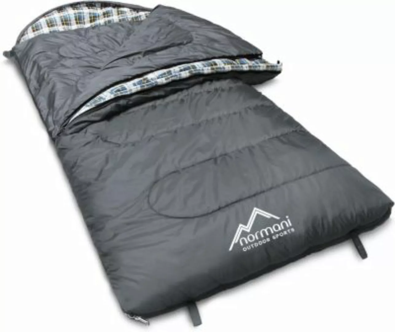 normani® Outdoor-Schlafsack Extrem 4-In-1 Antarctica Schlafsäcke grau günstig online kaufen
