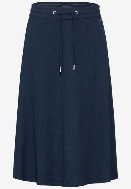 Cecil Sommerrock Midi Skirt Structured Solid günstig online kaufen