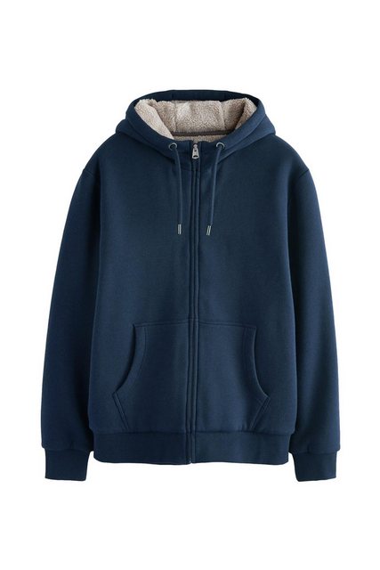 Next Kapuzenfleecejacke Teddyfell-Kapuzenjacke mit Reißverschluss (1-St) günstig online kaufen