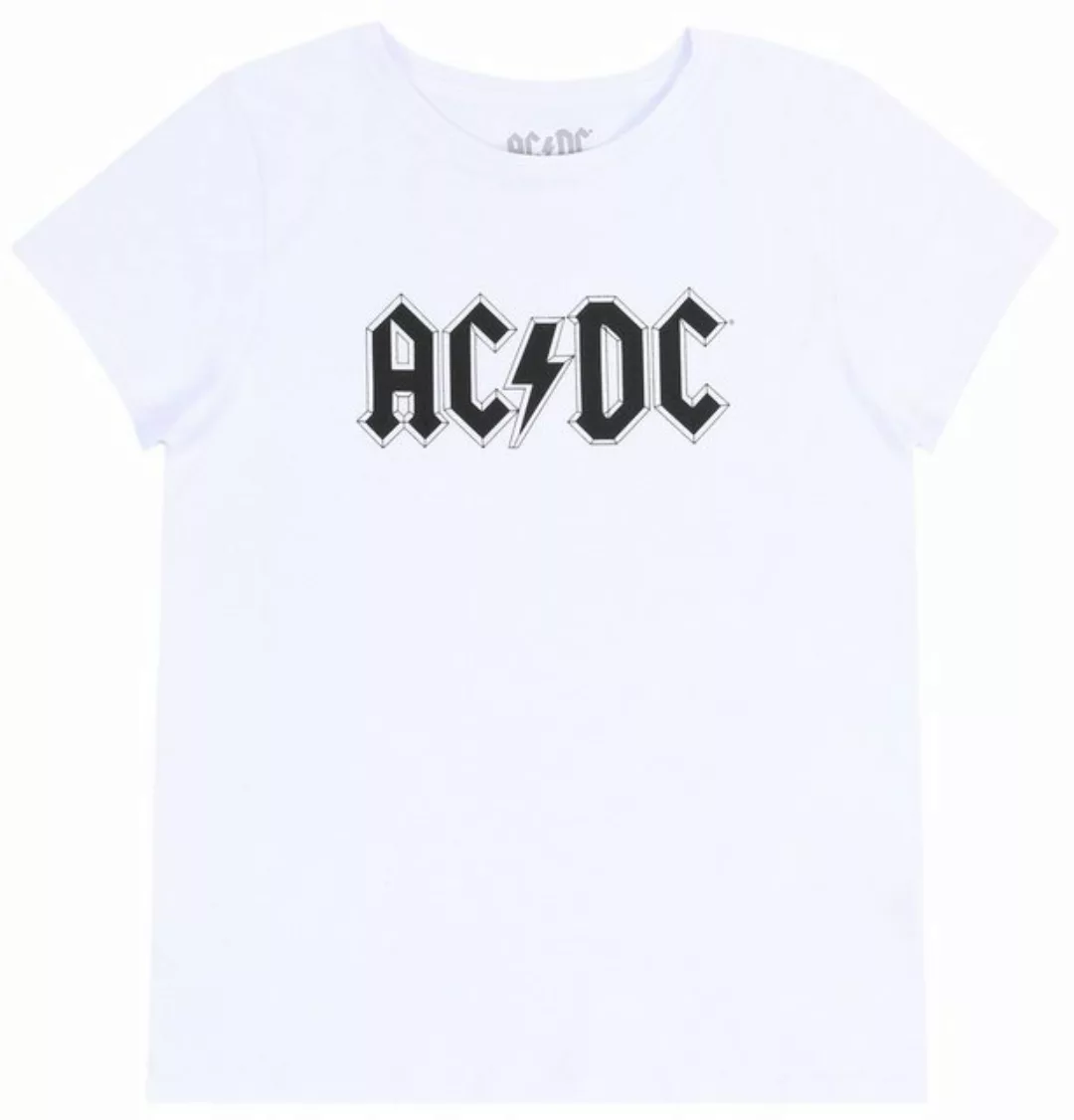 Sarcia.eu Kurzarmshirt Weißes AC DC T-Shirt L günstig online kaufen