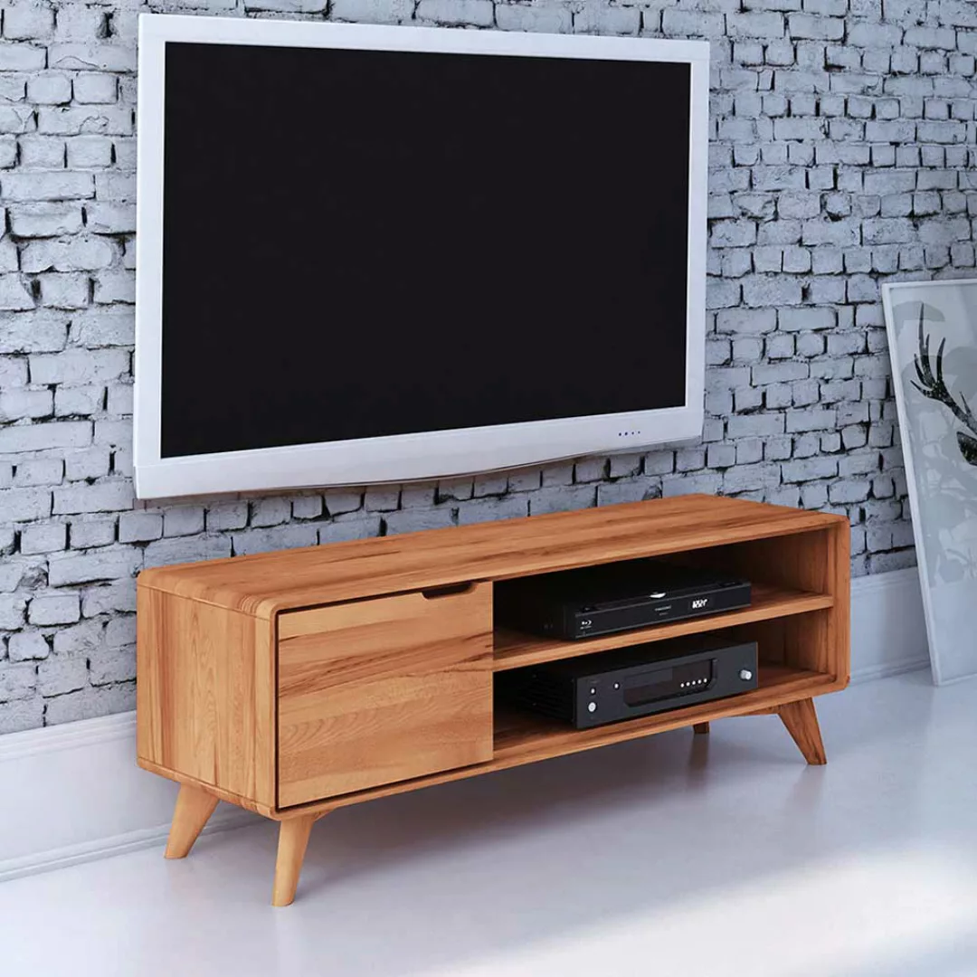 TV Board aus Kernbuche Massivholz 1 türig günstig online kaufen