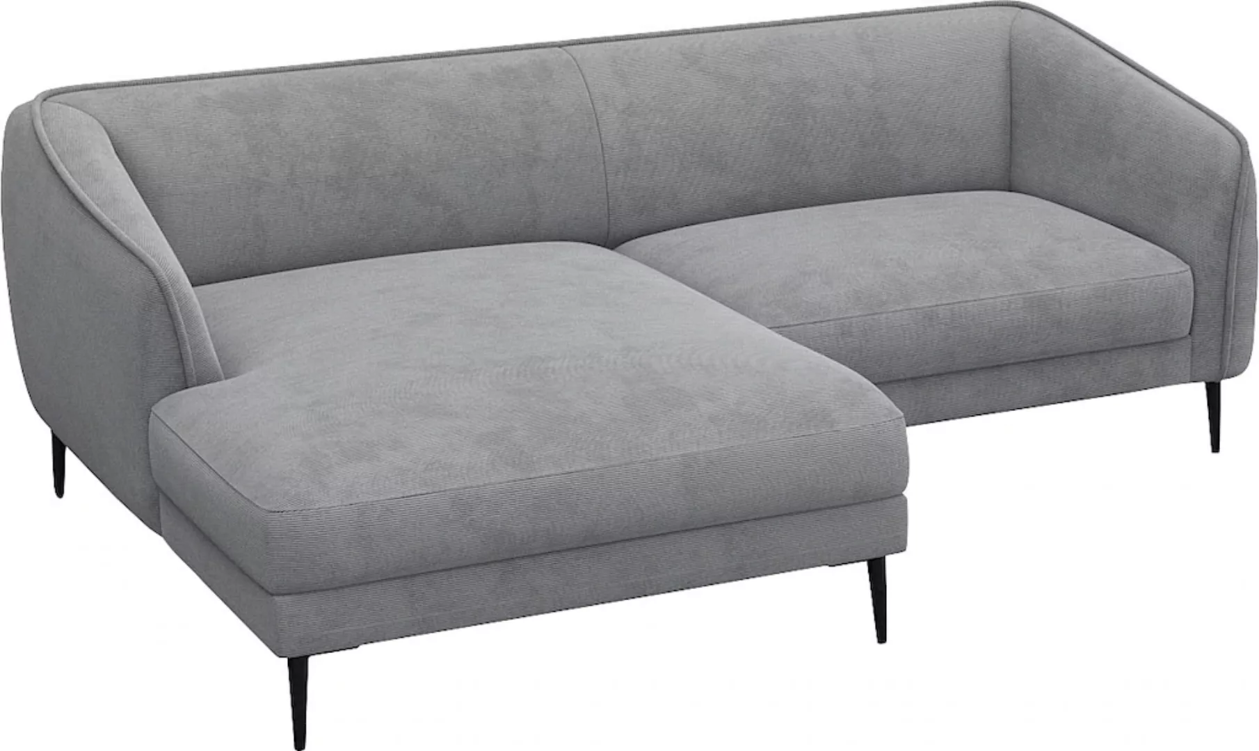 FLEXLUX Ecksofa »Belle Designsofa, L-Form, B/T 218/149 cm«, Skandinavisches günstig online kaufen