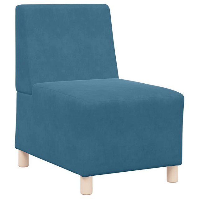 vidaXL Sofa Sessel Blau 55 cm Samt günstig online kaufen