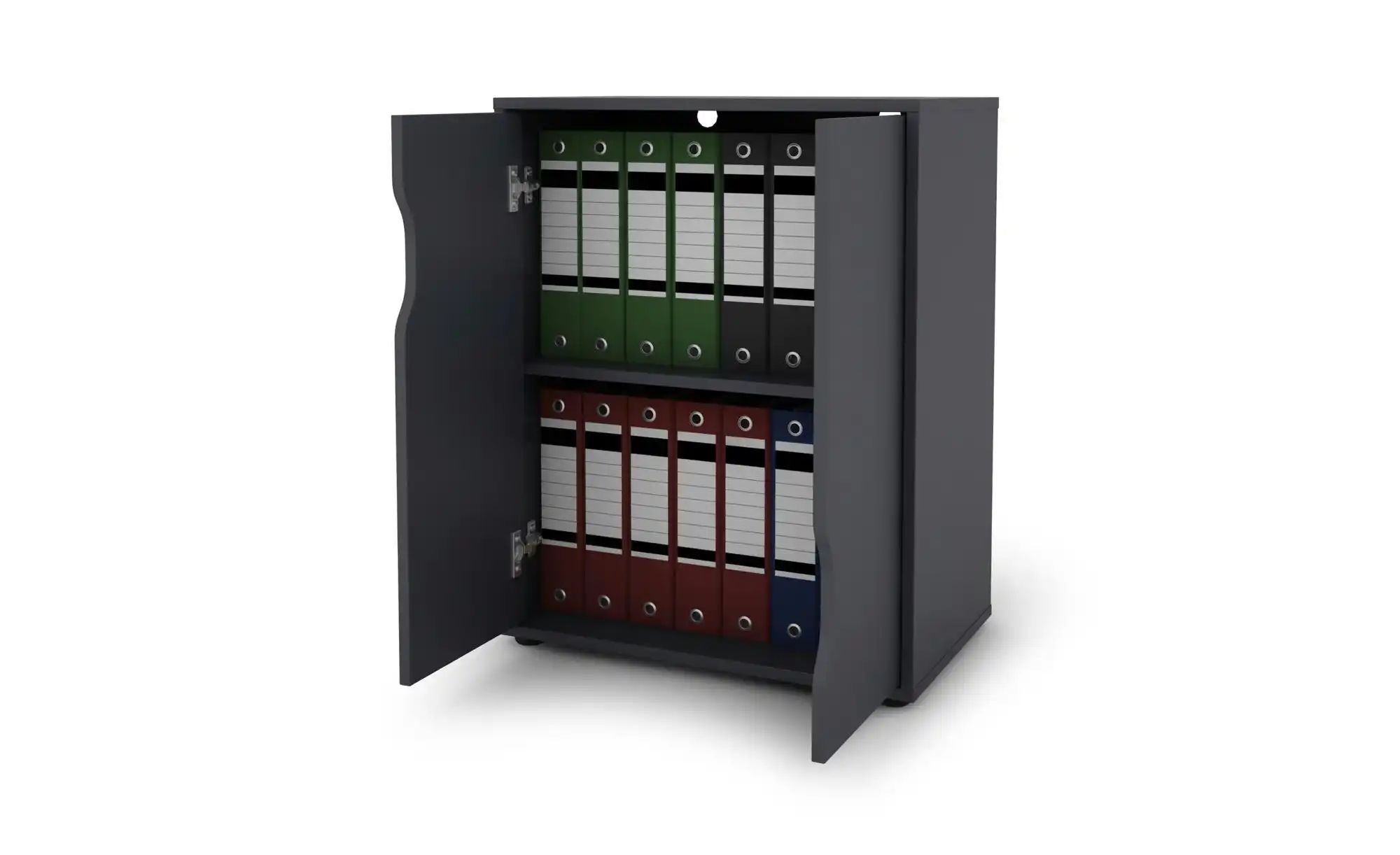 by Living Büroschrank   ¦ grau ¦ Maße (cm): B: 60 H: 76,5 Regale > Bürorega günstig online kaufen