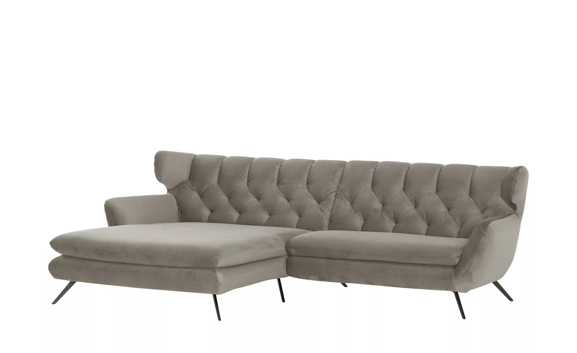 pop Ecksofa  Caldara ¦ grau ¦ Maße (cm): B: 300 H: 94 T: 175 Polstermöbel > günstig online kaufen