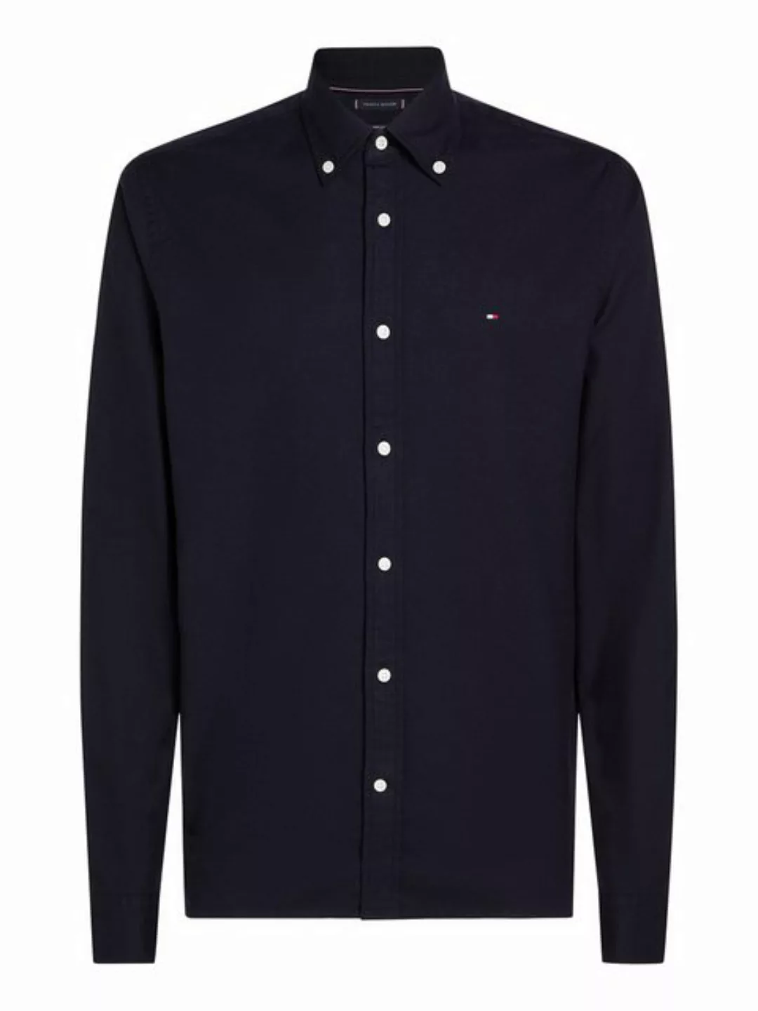 Tommy Hilfiger Hemd Brushed Navy - Größe XL günstig online kaufen