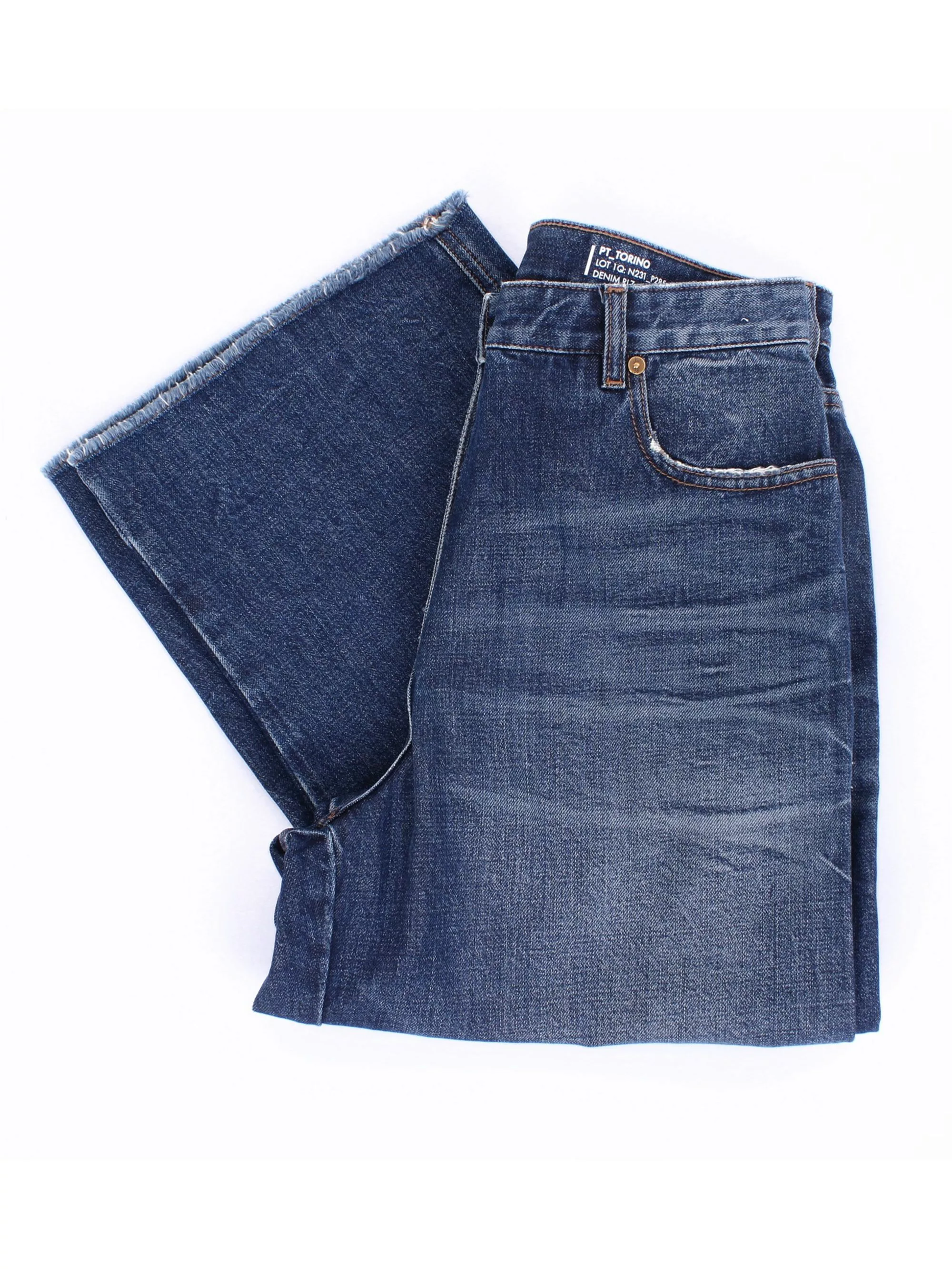 PT TORINO verkürzte Damen Dunkle Jeans günstig online kaufen