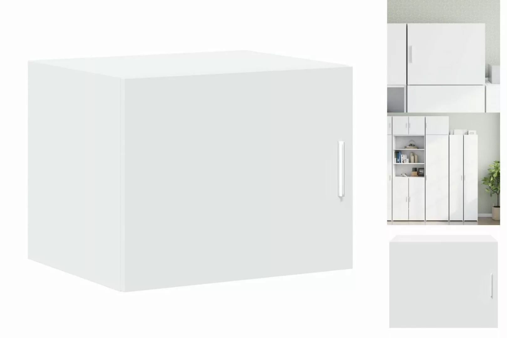 vidaXL Mehrzweckschrank Mehrzweckschrank Wandschrank Weiß 50x42,5x40 cm Hol günstig online kaufen