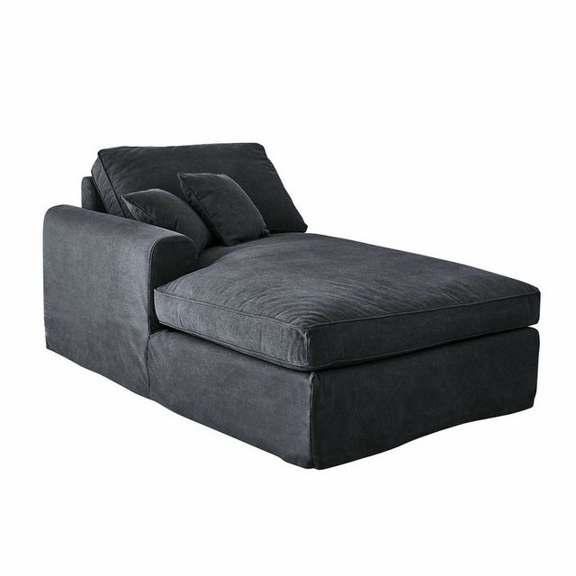 Mirabeau Sofa Chaiselongue Seaford dunkelgrau günstig online kaufen