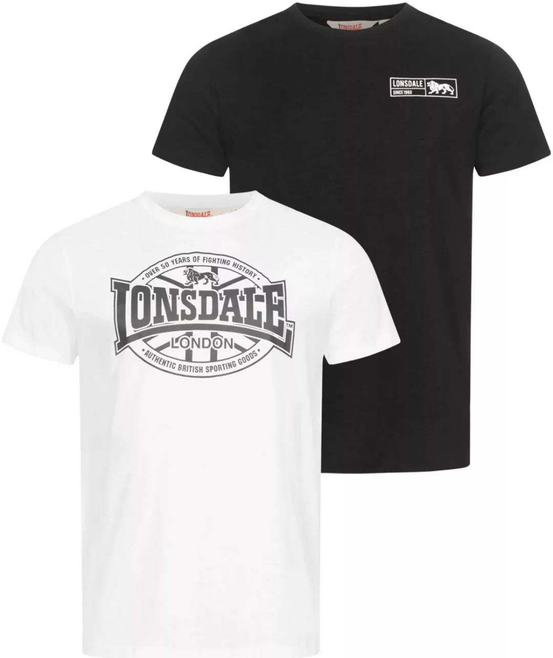 Lonsdale T-Shirt CLONKEEN (Packung, 2-tlg., 2-er Pack) günstig online kaufen