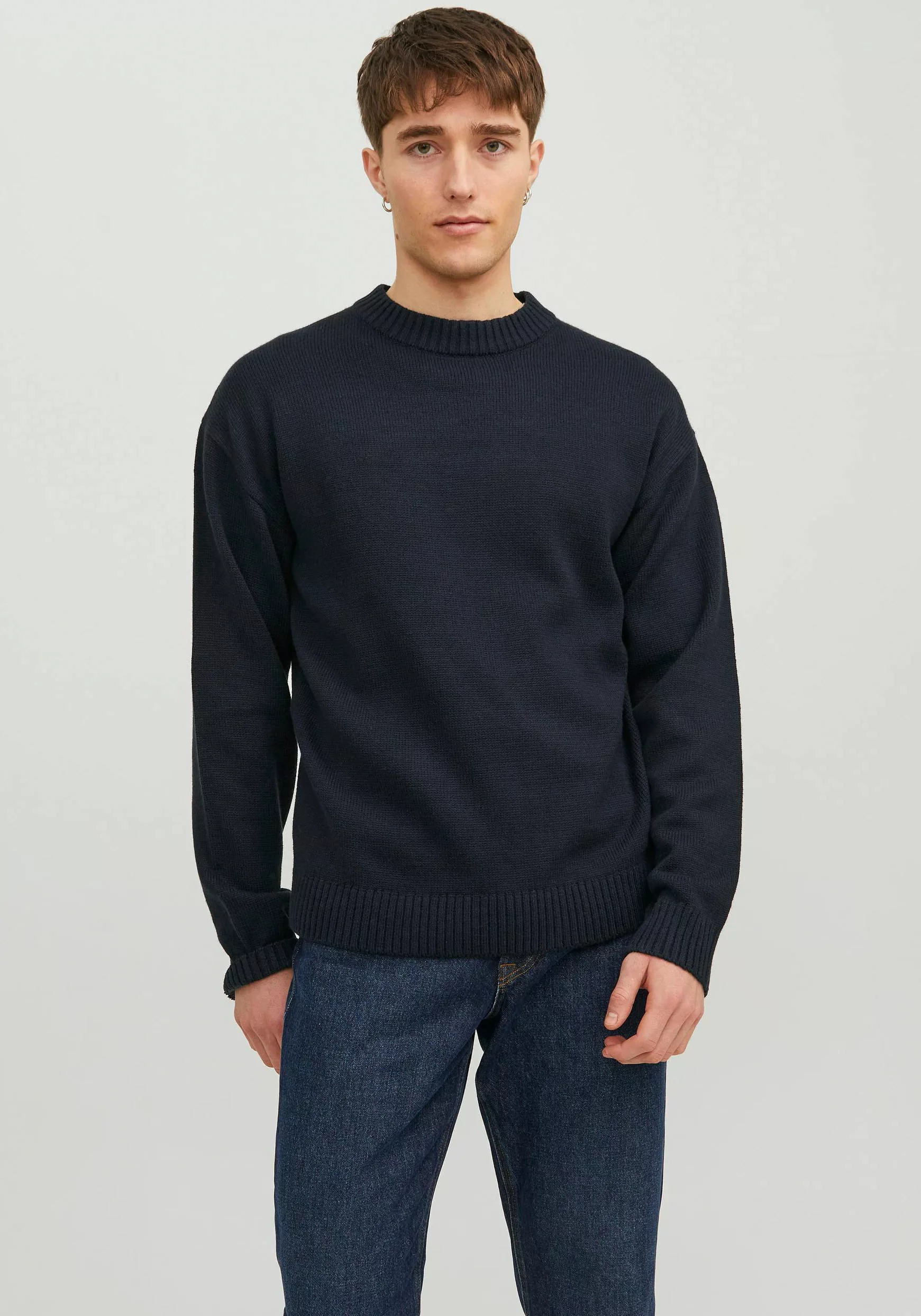 Jack & Jones Rundhalspullover "JJEJACK KNIT CREW NECK SN" günstig online kaufen