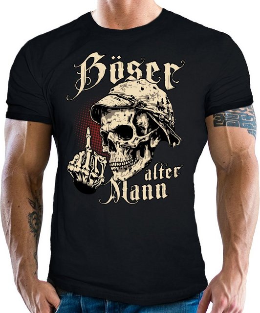 LOBO NEGRO® T-Shirt für den etwas älteren Nörgler: Böser alter Mann günstig online kaufen