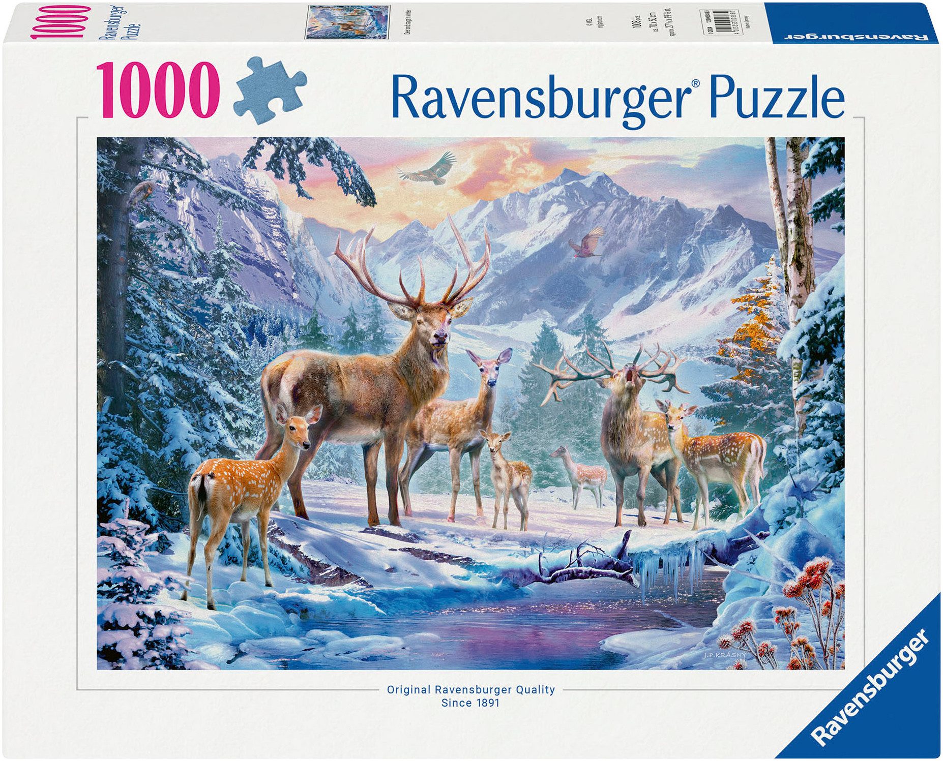 Ravensburger Puzzle Rehe und Hirsche im günstig online kaufen