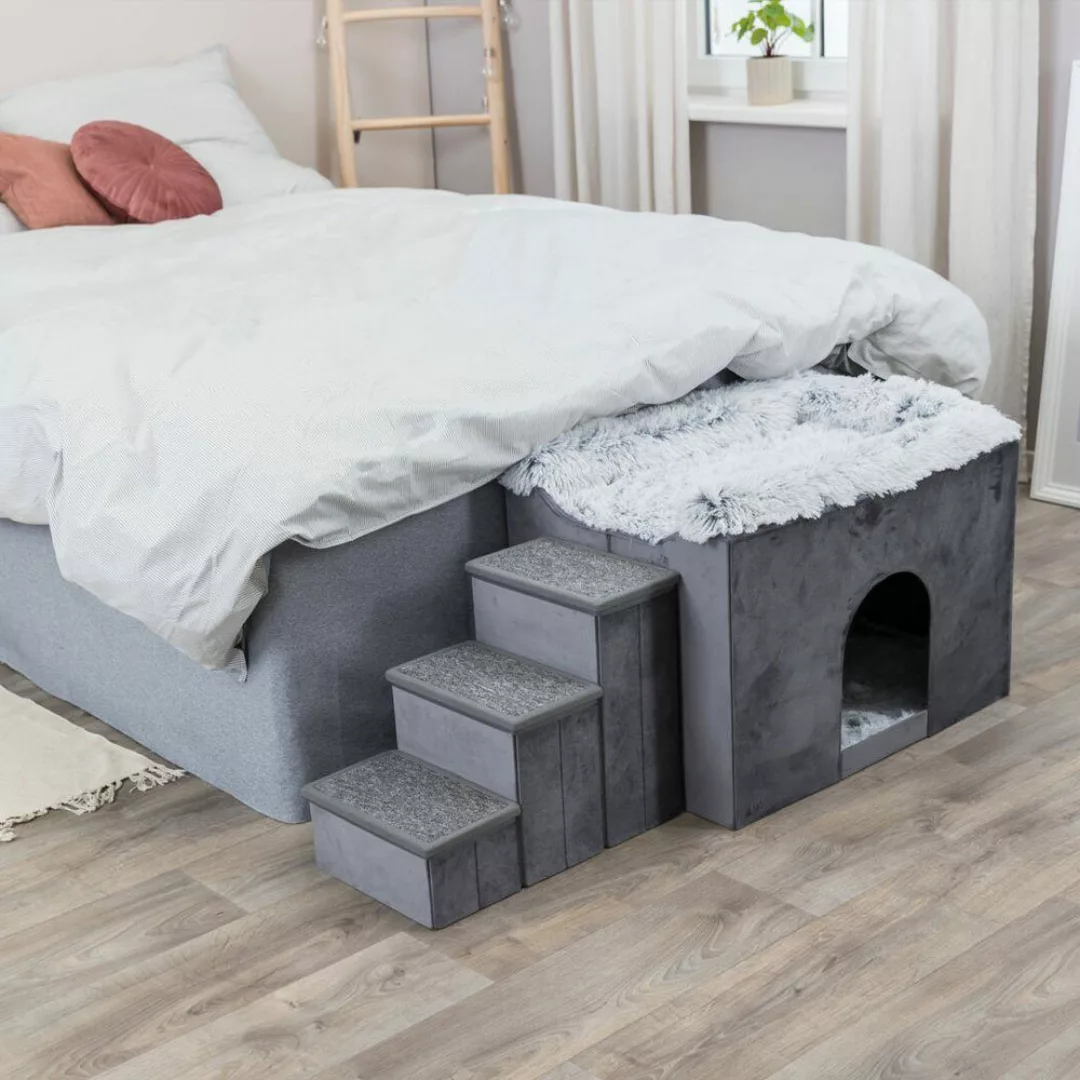 TRIXIE Hundehütte Hunde-Höhle mit Treppe, Maße günstig online kaufen
