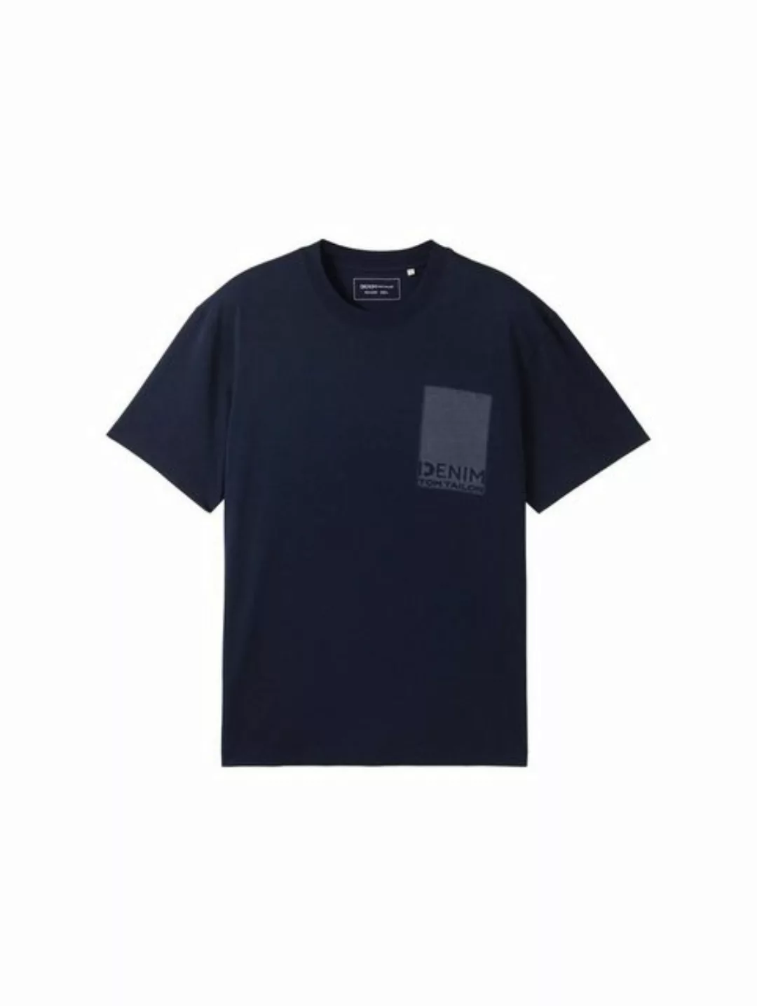 TOM TAILOR Denim T-Shirt relaxed laserprint t-shirt günstig online kaufen