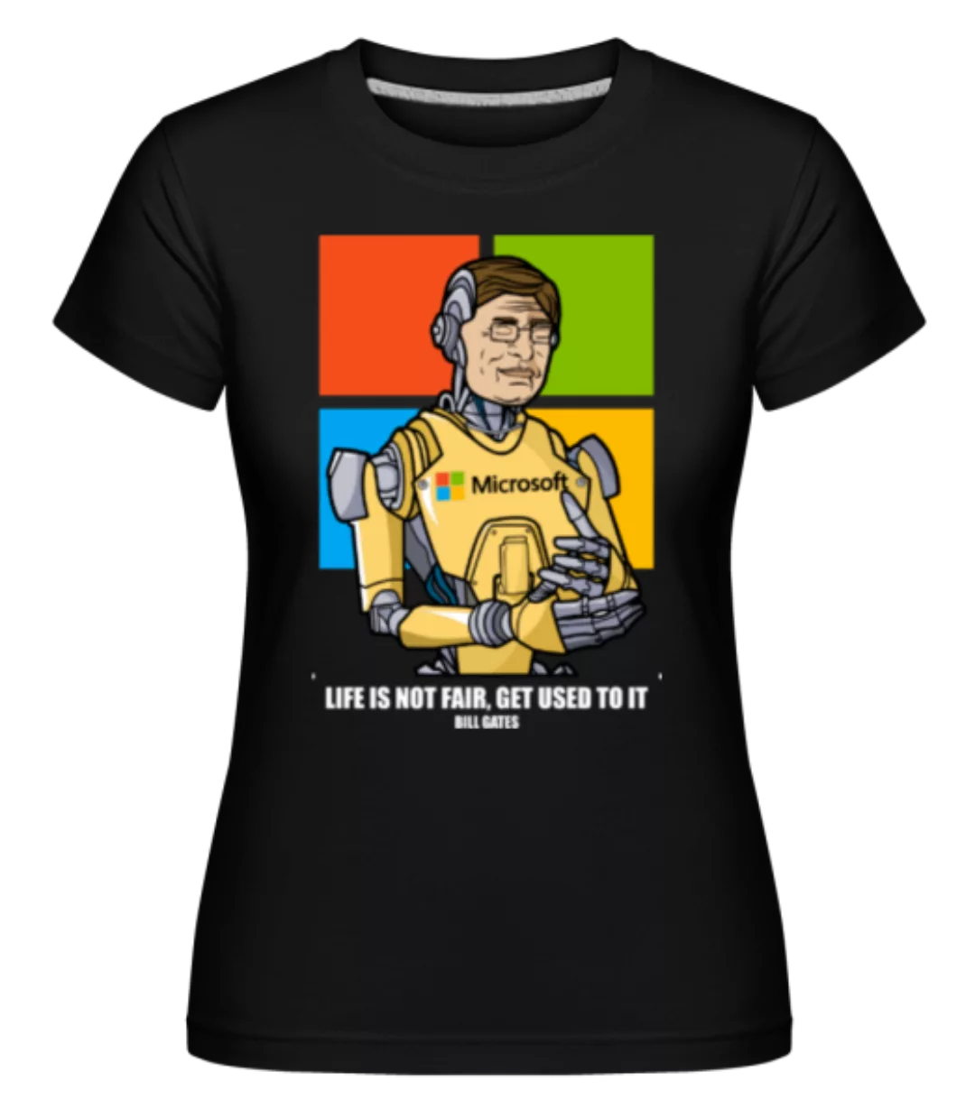 Bill Gates Robot Human · Shirtinator Frauen T-Shirt günstig online kaufen