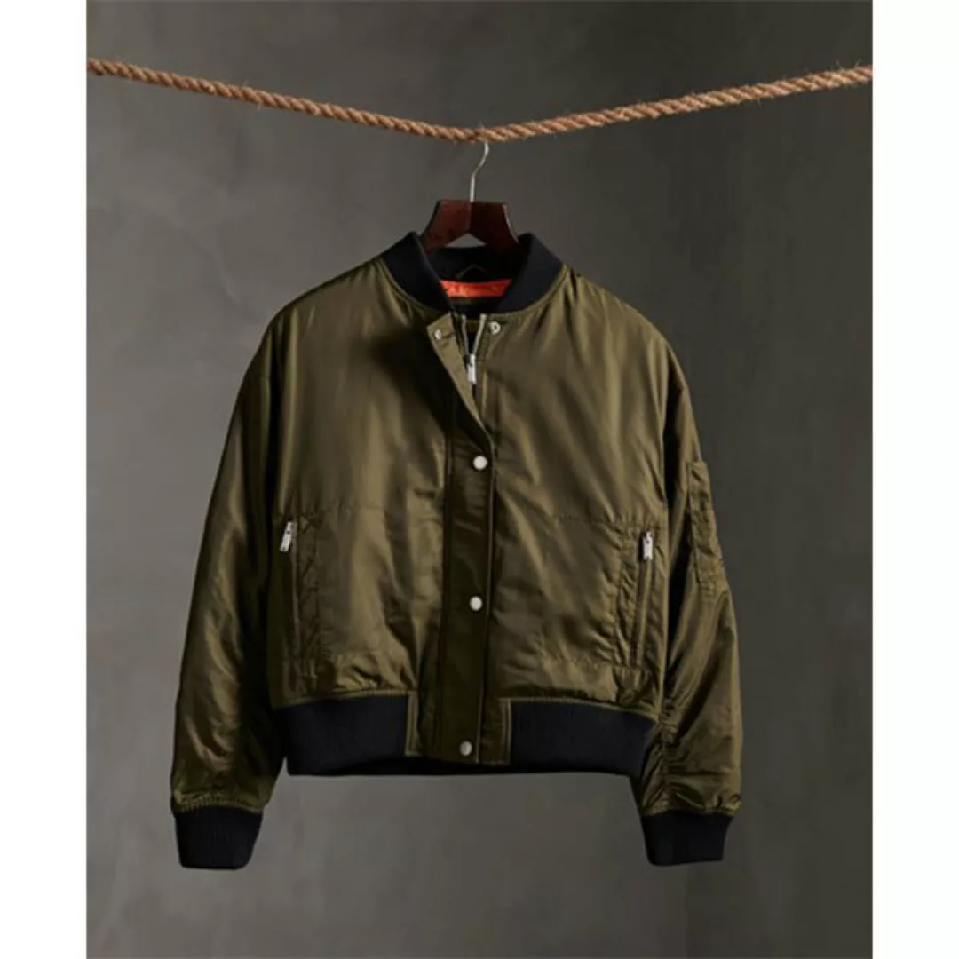 Superdry Modern Utility Bomber Jacke XS Olive Night günstig online kaufen