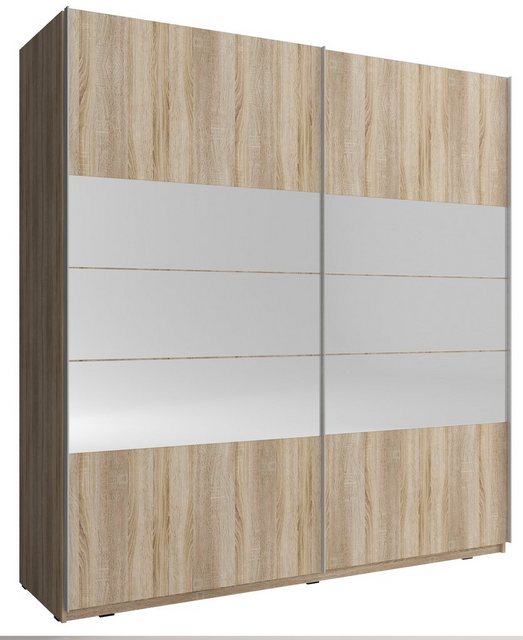 Domando Kleiderschrank Kleiderschrank Riccione M1 Breite 150cm, Schwebetüre günstig online kaufen