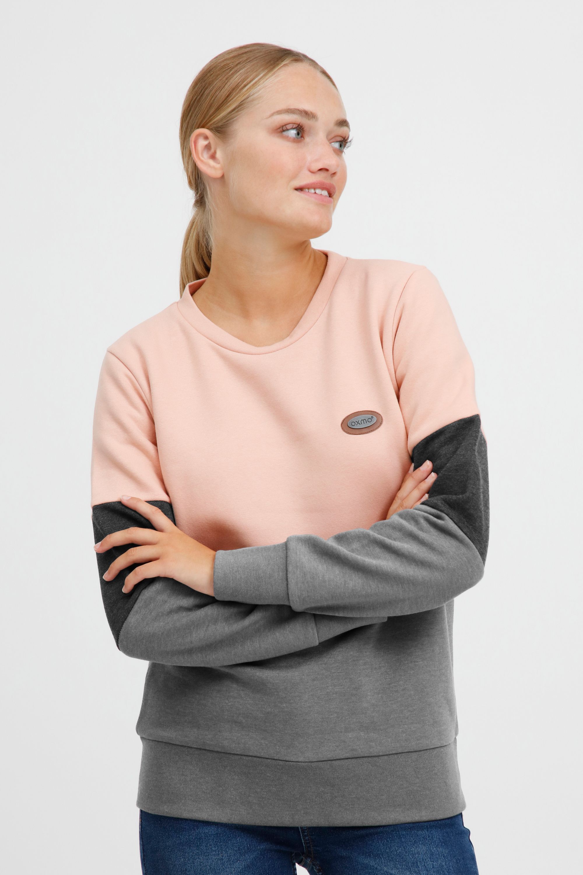 OXMO Rundhalspullover "Sweatshirt OXTrine" günstig online kaufen