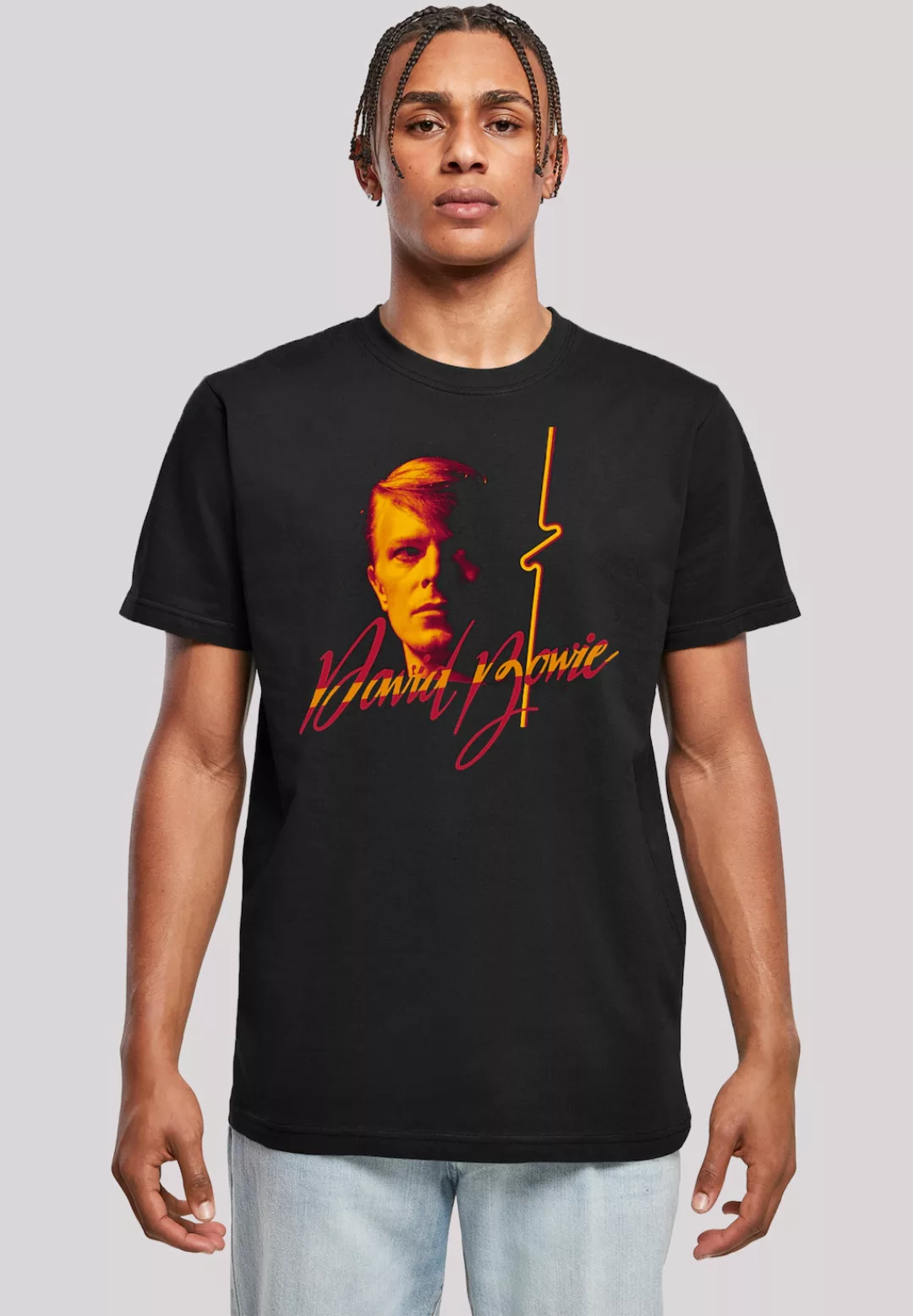 F4NT4STIC T-Shirt "David Bowie Photo Angle 90s", Herren,Premium Merch,Regul günstig online kaufen