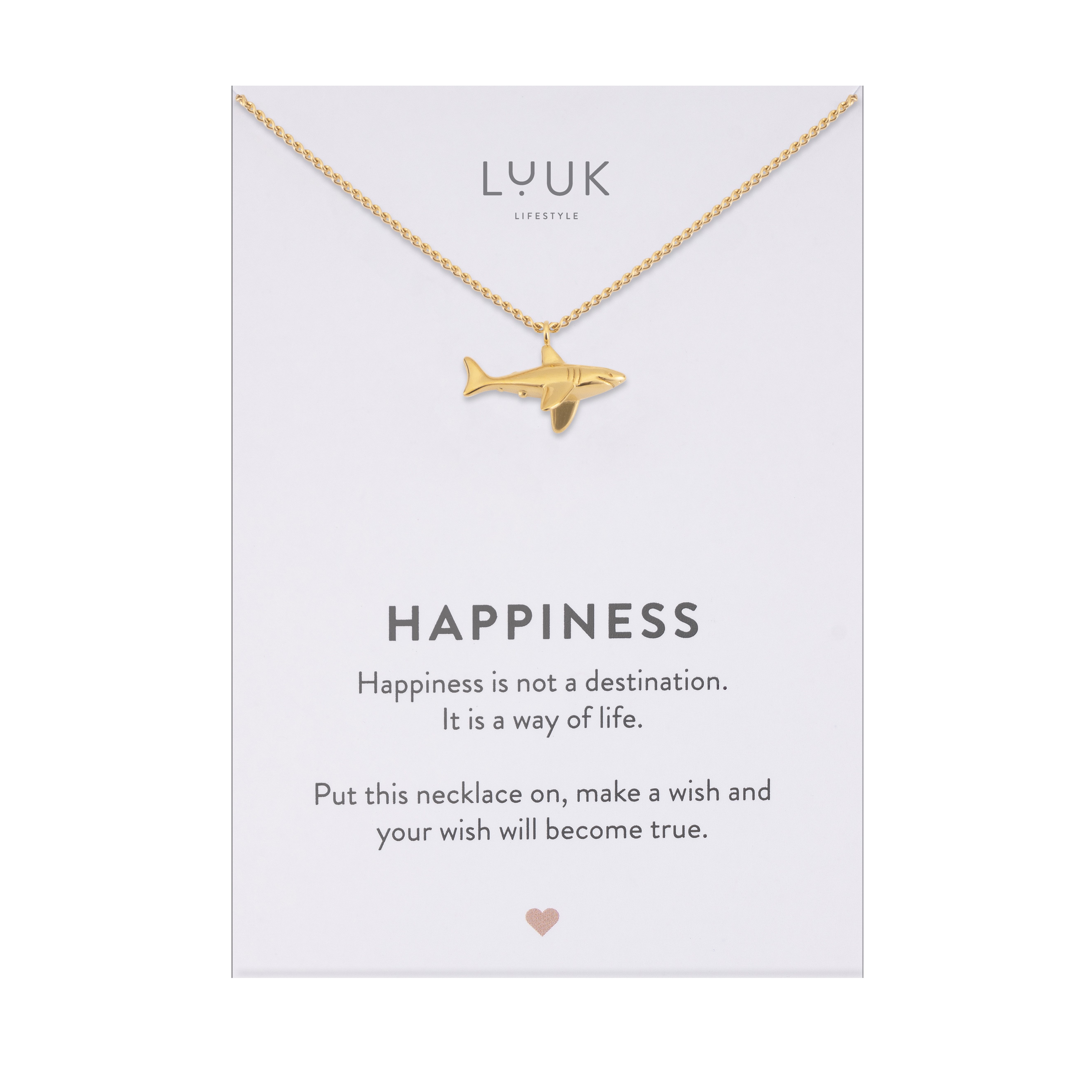 LUUK LIFESTYLE Kette mit Anhänger Hai, günstig online kaufen