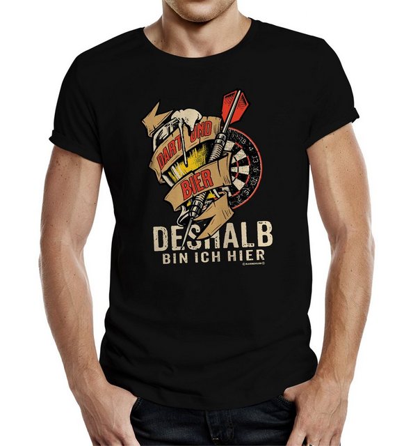 RAHMENLOS® T-Shirt Geschenk für Dartspieler günstig online kaufen