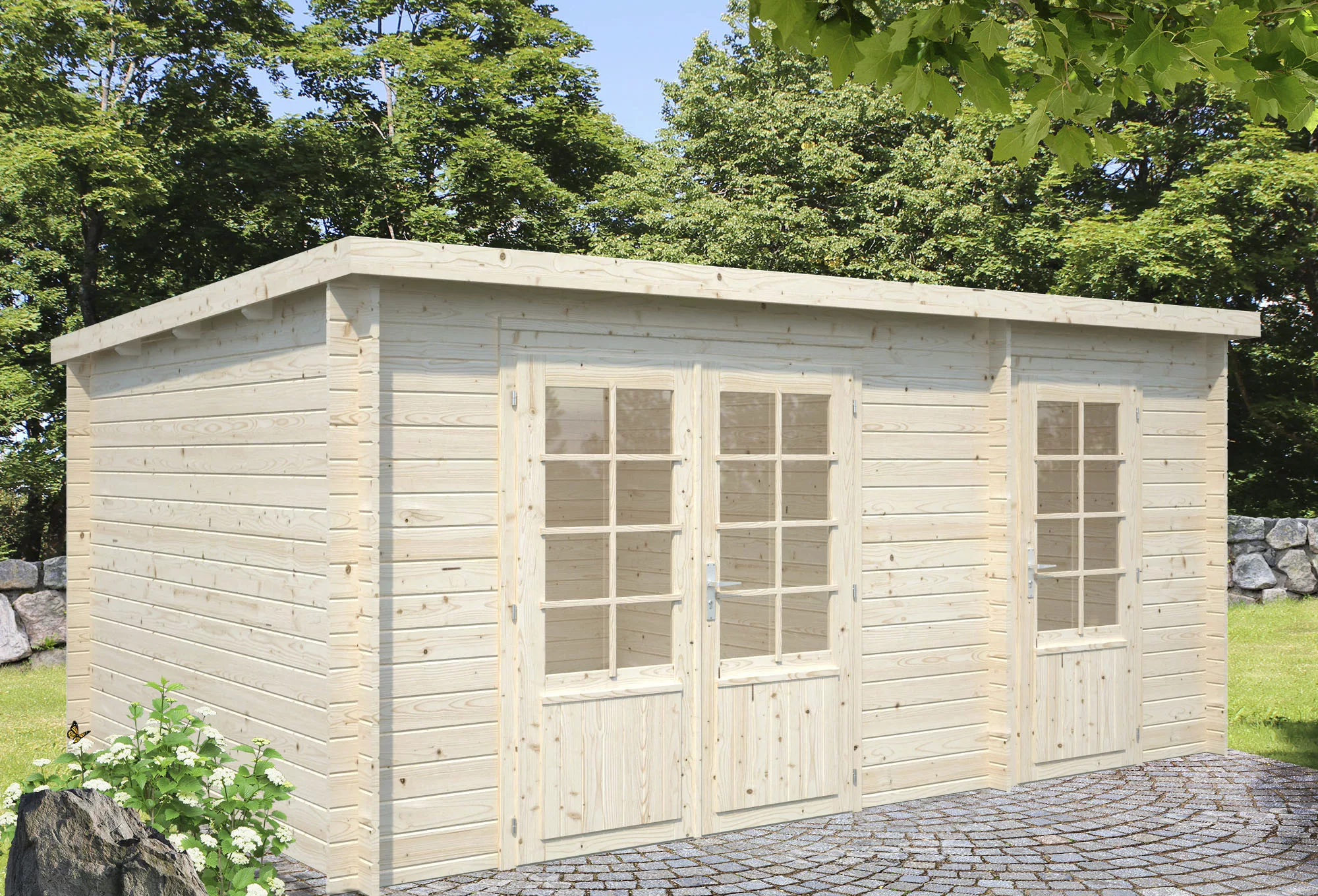 Palmako Gartenhaus "Ella", 13,1 m² günstig online kaufen