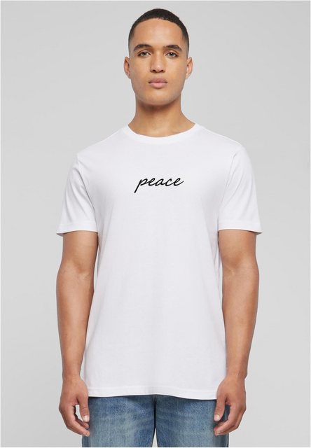 Mister Tee T-Shirt Peace Wording EMB Tee günstig online kaufen