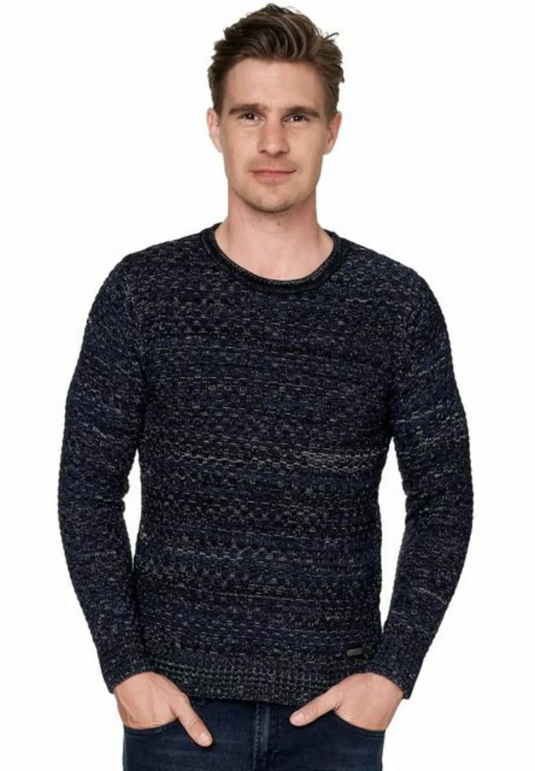 Rusty Neal Strickpullover, im melierten Design günstig online kaufen