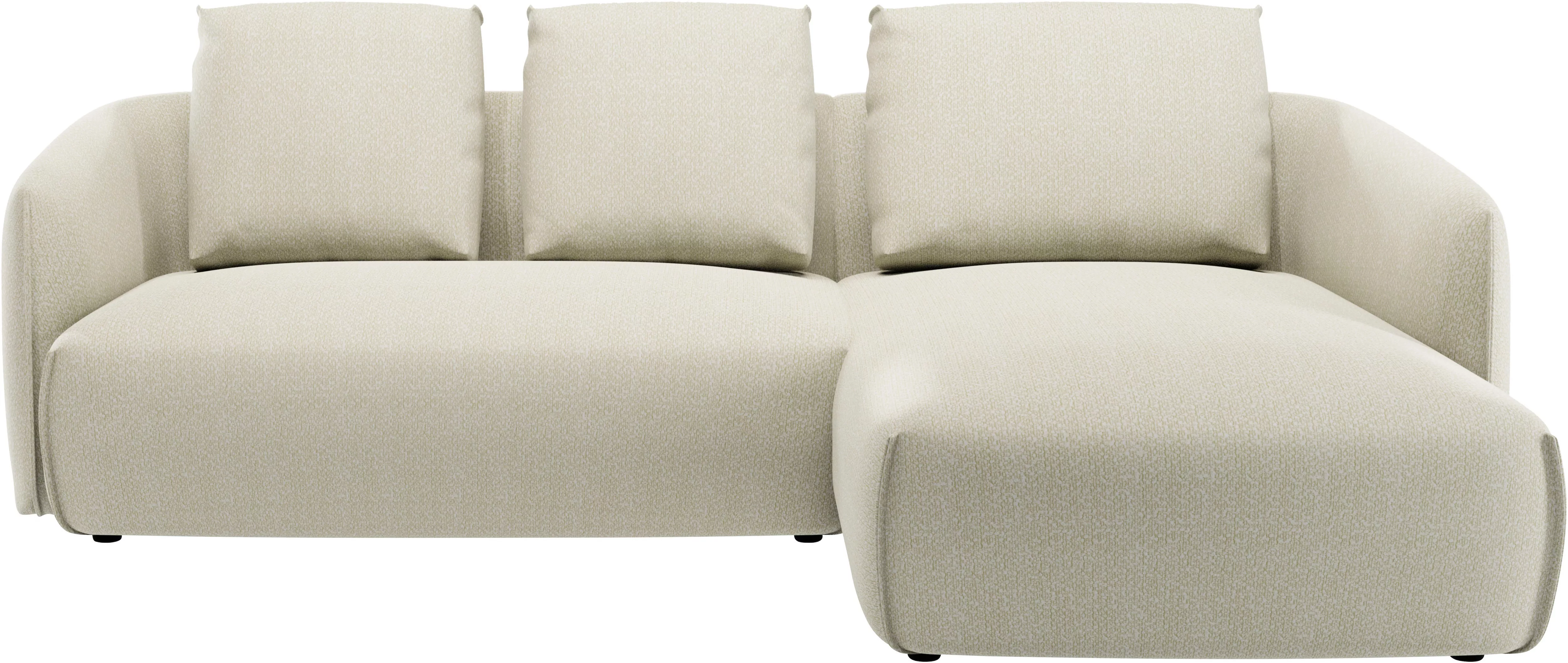 TRENDMANUFAKTUR Ecksofa "Shawn Designsofa mit elegant geschwungen Armlehnen günstig online kaufen