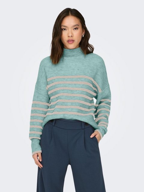 ONLY Strickpullover ONLFRIDI LIFE LS STRIPE HIGH NECK KNT günstig online kaufen