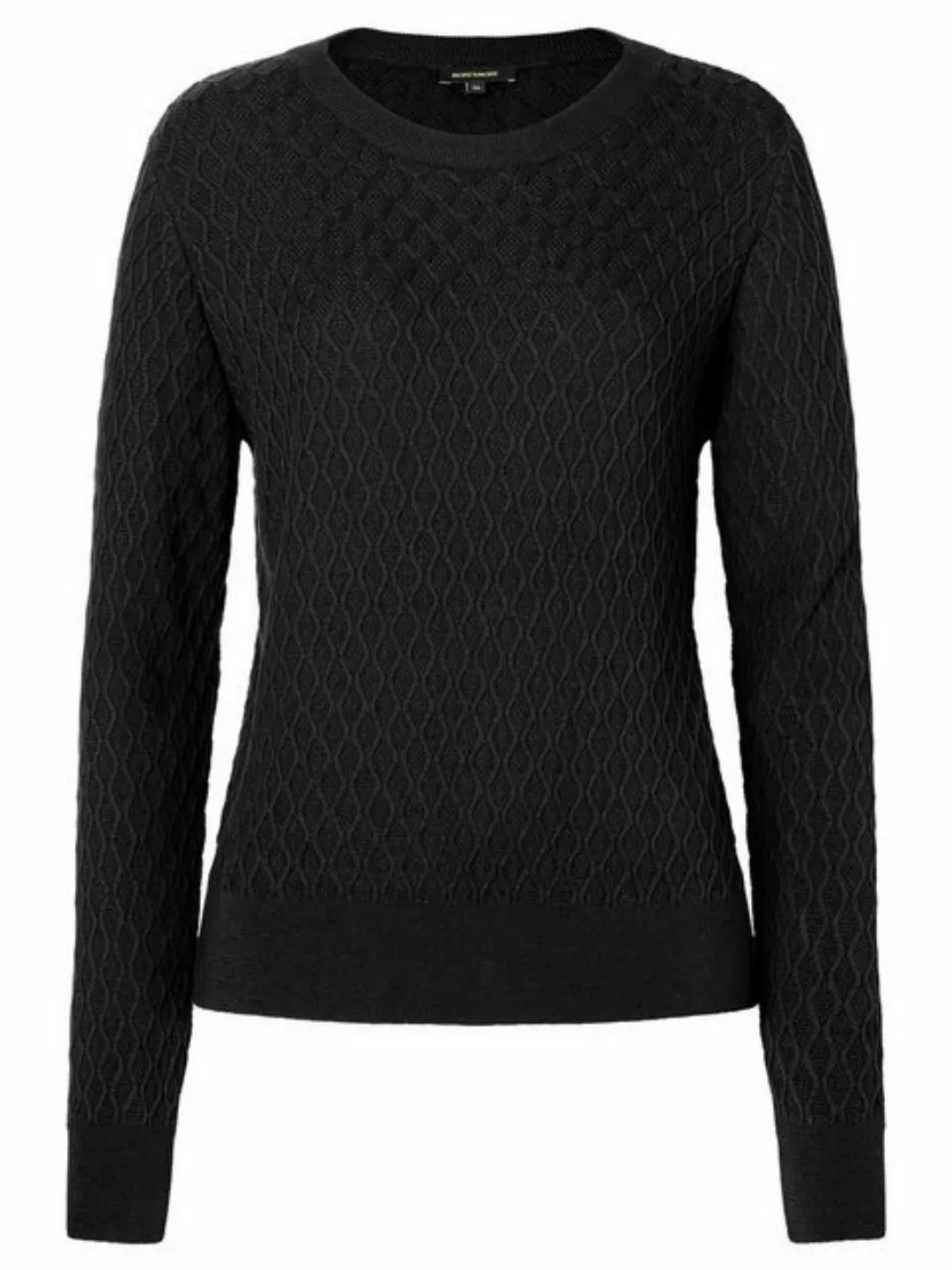 Pullover mit Struktur, schwarz, Herbst-Kollektion günstig online kaufen