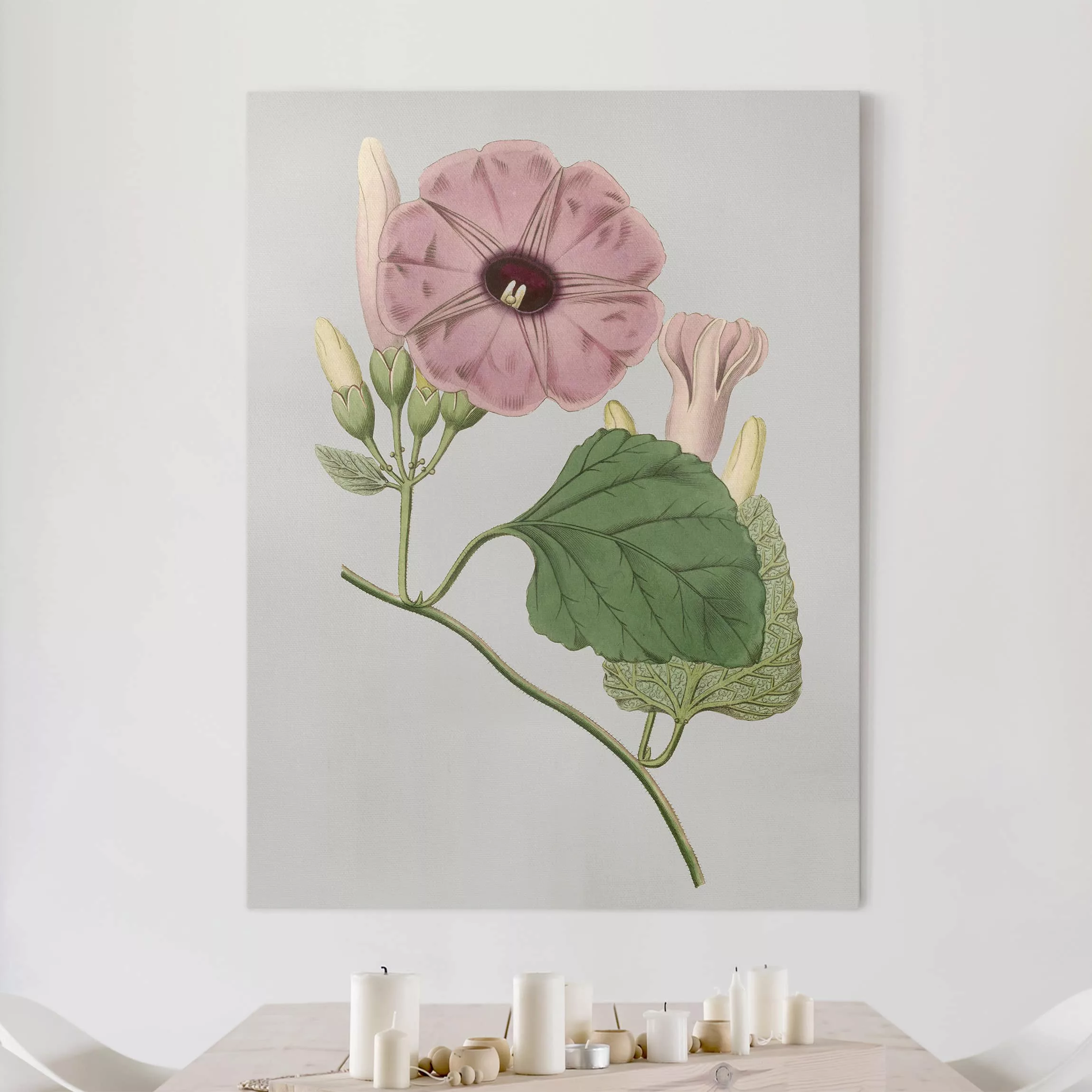 Leinwandbild Blumen - Hochformat Florale Schmuckstücke III günstig online kaufen