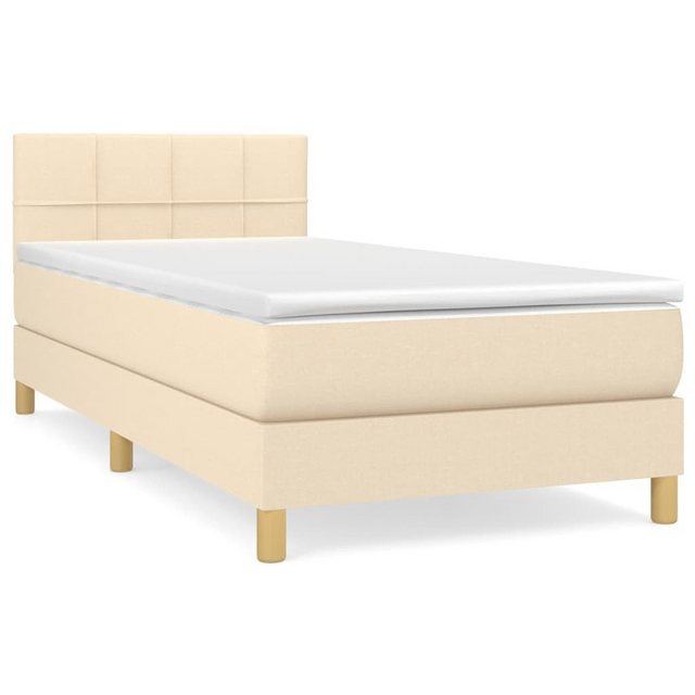 vidaXL Boxspringbett Bett Boxspringbett mit Matratze und LED Stoff (90 x 19 günstig online kaufen