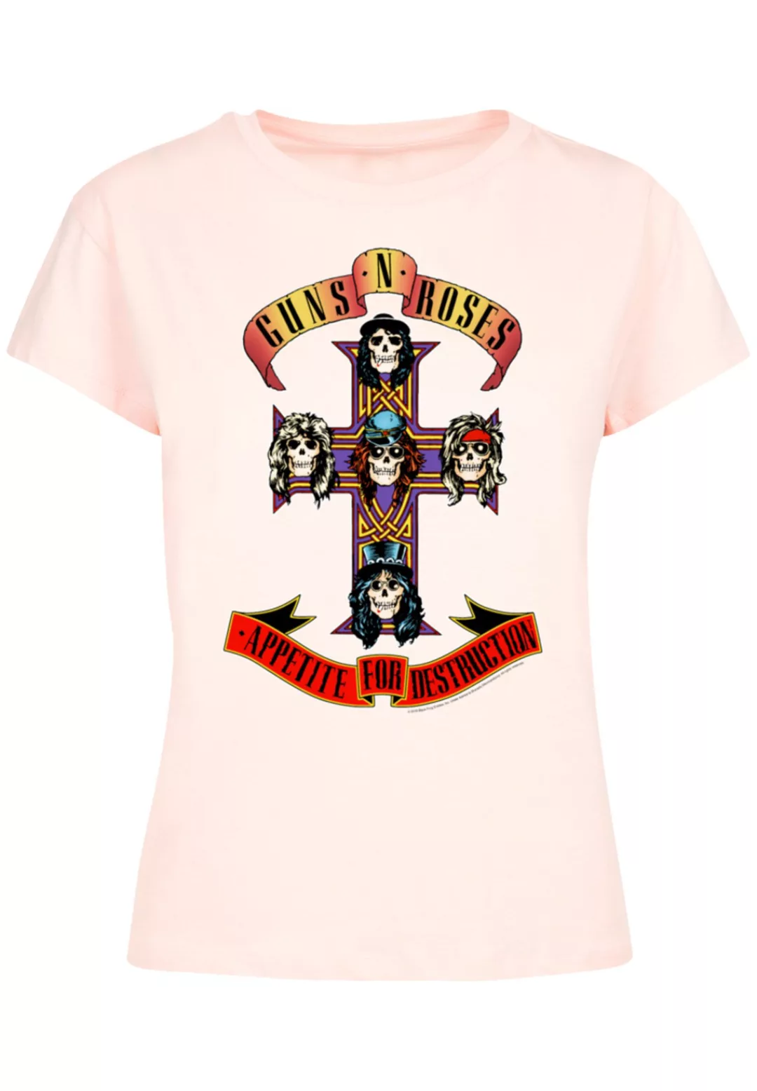 F4NT4STIC T-Shirt "Guns n Roses Appetite For Destruction", Premium Qualität günstig online kaufen