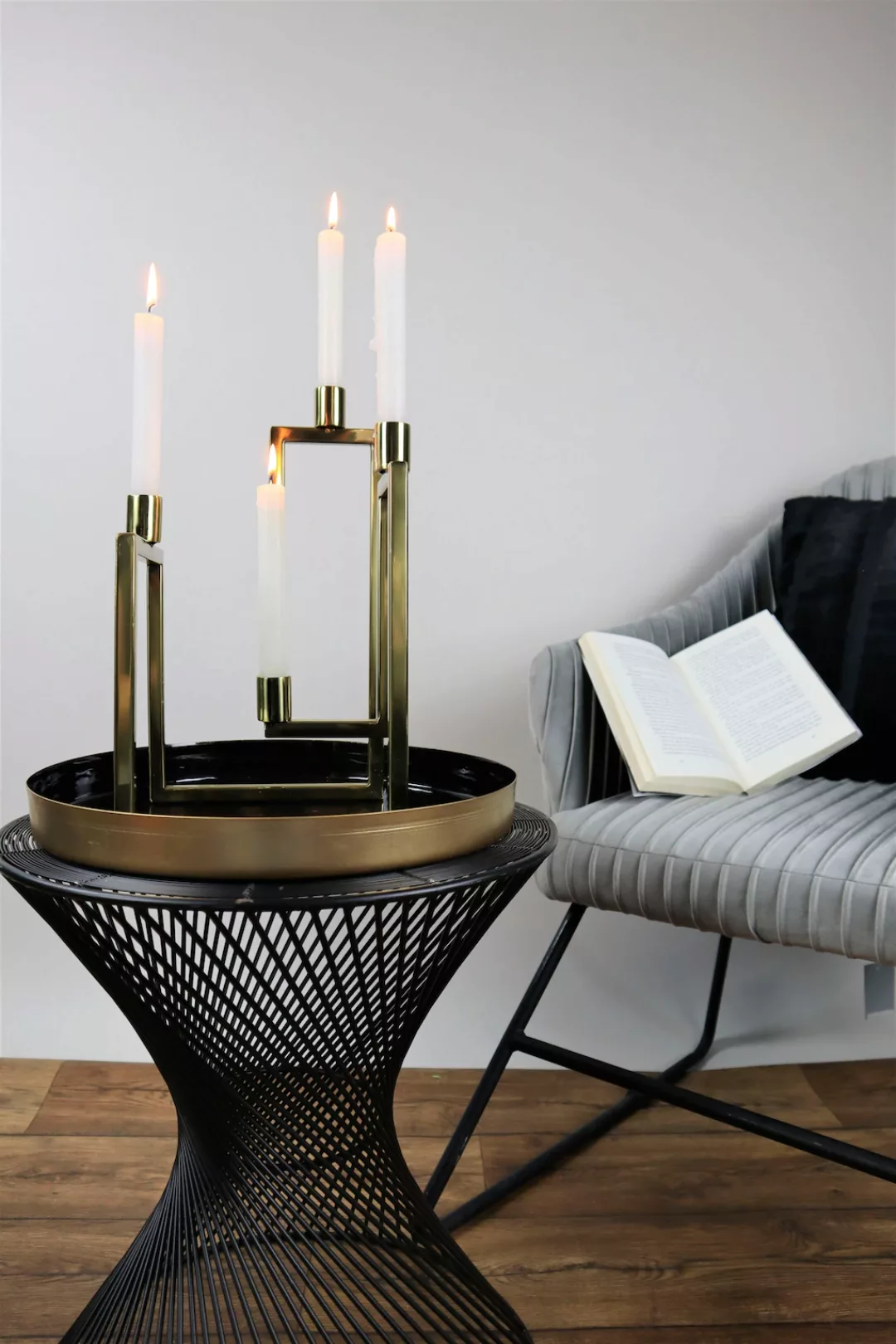 AM Design Kerzenständer "aus Edelstahl", (1 St.) günstig online kaufen