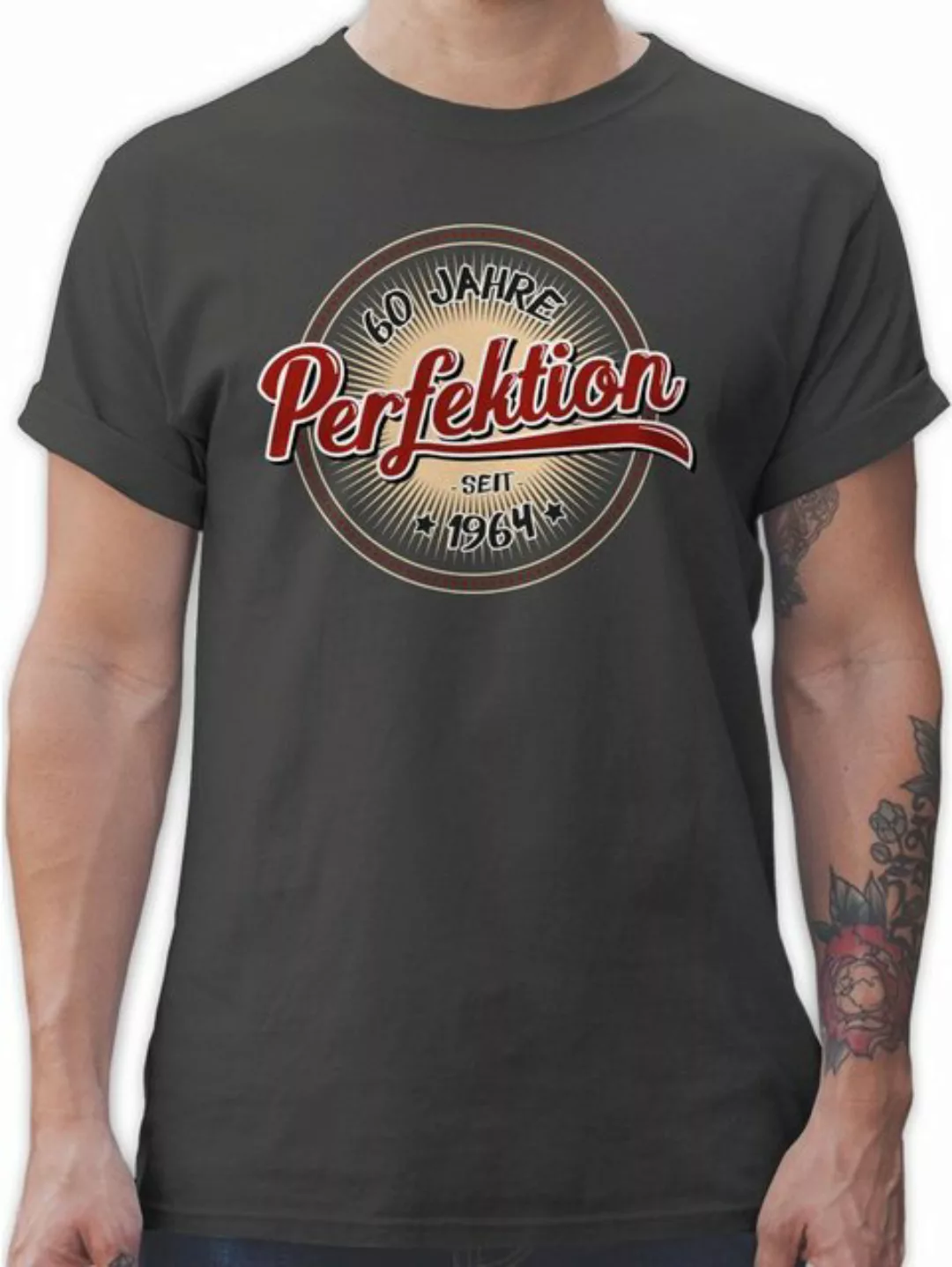 Shirtracer T-Shirt Sechzig Jahre Perfektion seit 1964 60. Geburtstag günstig online kaufen