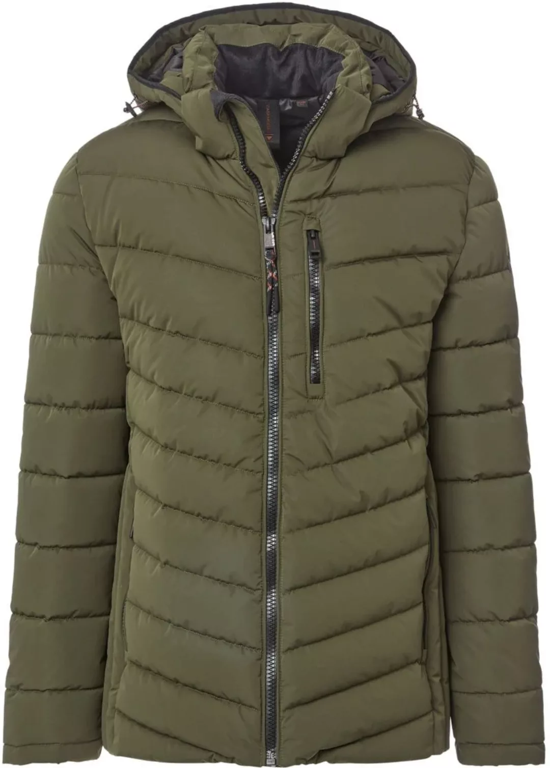 Casa Moda Jacke Hooded Puffer Olivgrün - Größe M günstig online kaufen