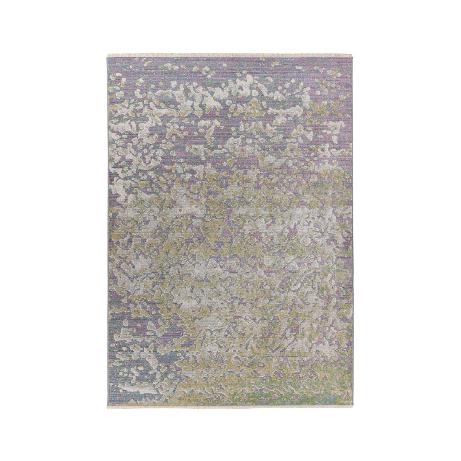 MeGusta Kurzflor Teppich Vintage UsedLook Grün 160x230 cm Ainhoa günstig online kaufen