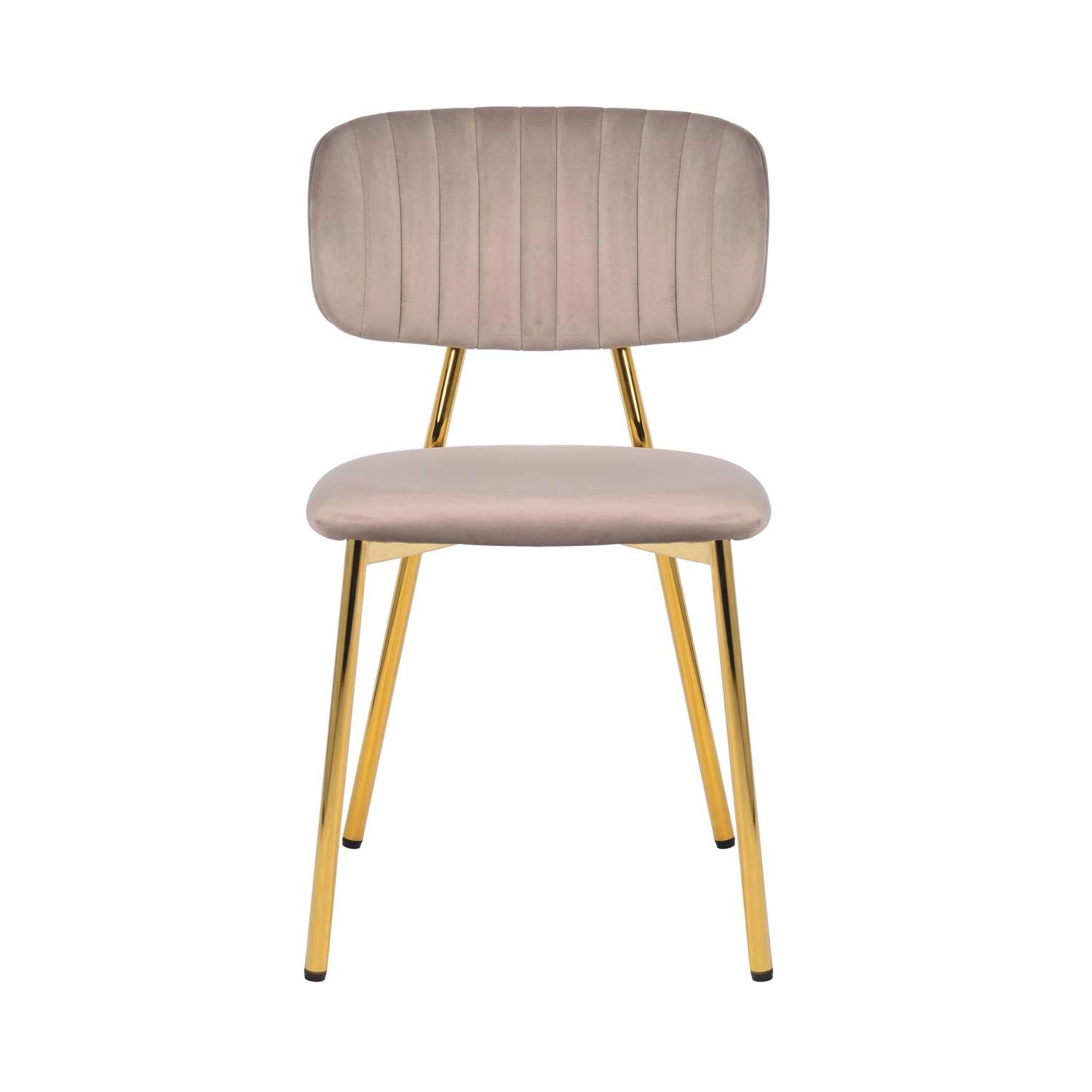 MeGusta Moderner Stuhl 2er-Set Braun Polsterstuhl Esszimmerstuhl Emily günstig online kaufen