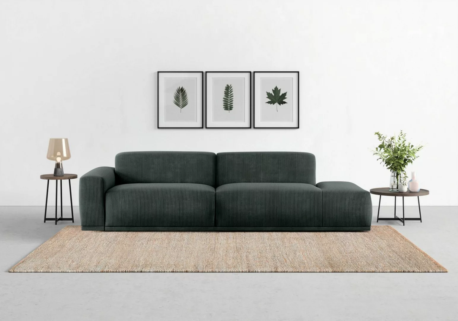 TRENDMANUFAKTUR Big-Sofa "Braga, mit hochwertigem Kaltschaum, Megasofa, in günstig online kaufen