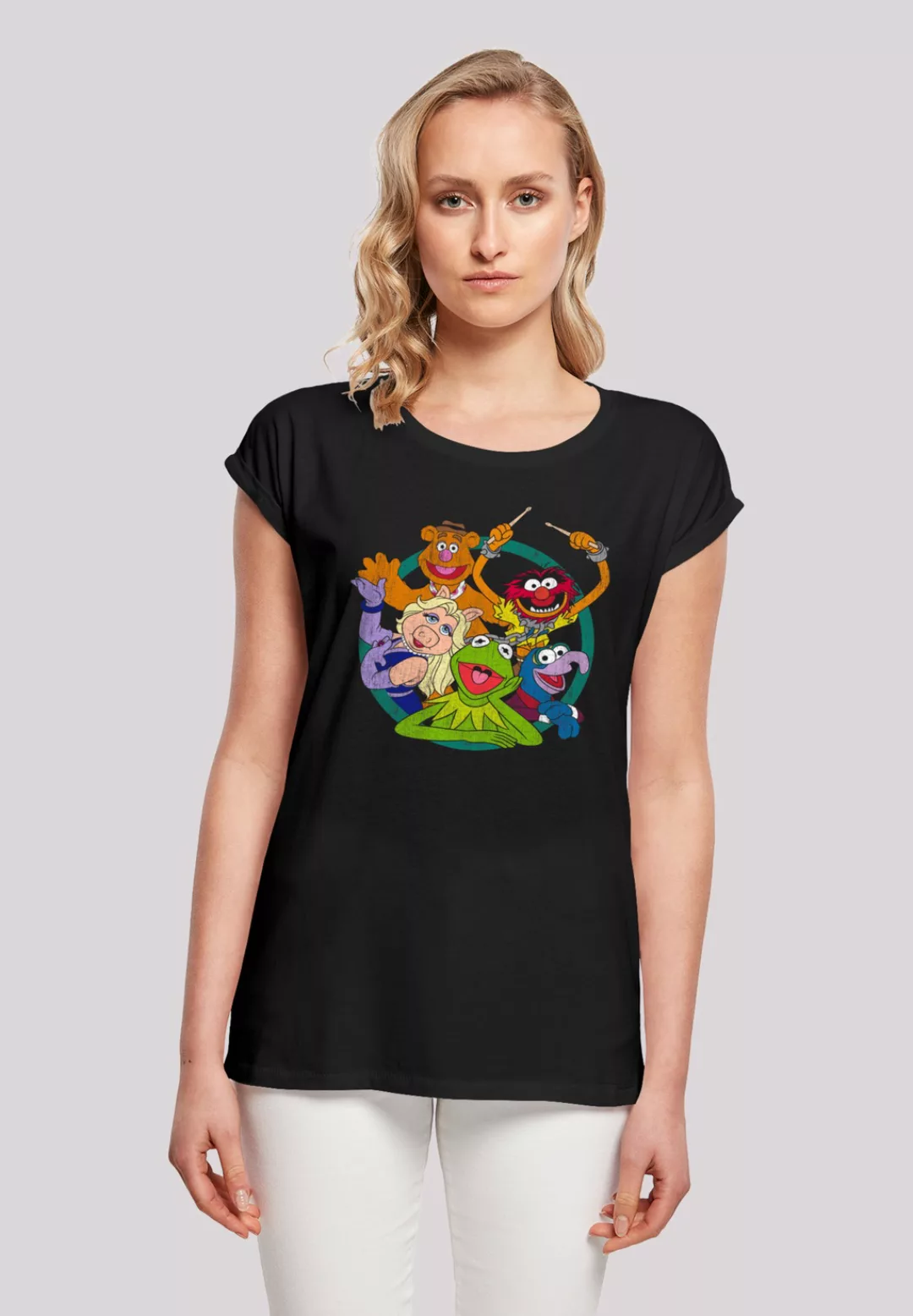 F4NT4STIC T-Shirt "Disney Die Muppets Group Circle", Print günstig online kaufen