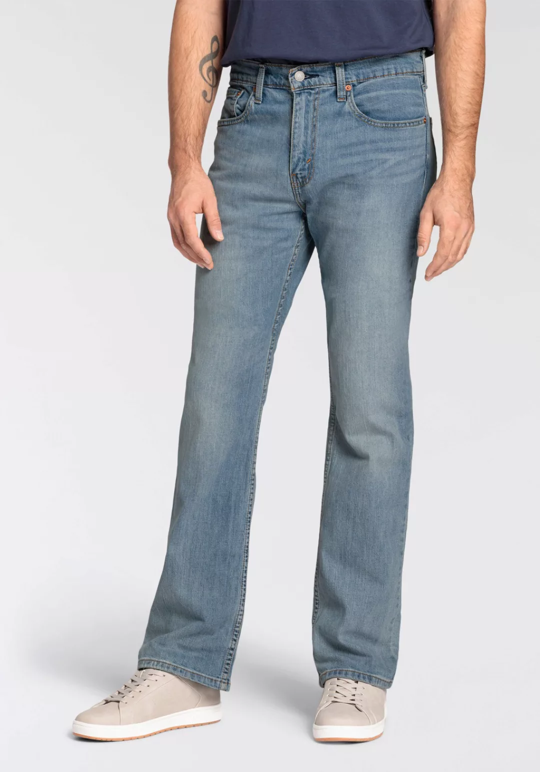 Levis Bootcut-Jeans "527 SLIM BOOT CUT", in cleaner Waschung günstig online kaufen