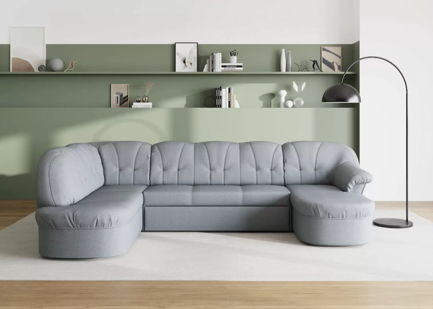 DOMO collection Wohnlandschaft "Pegnitz, zeitlos und modern, mit attraktive günstig online kaufen