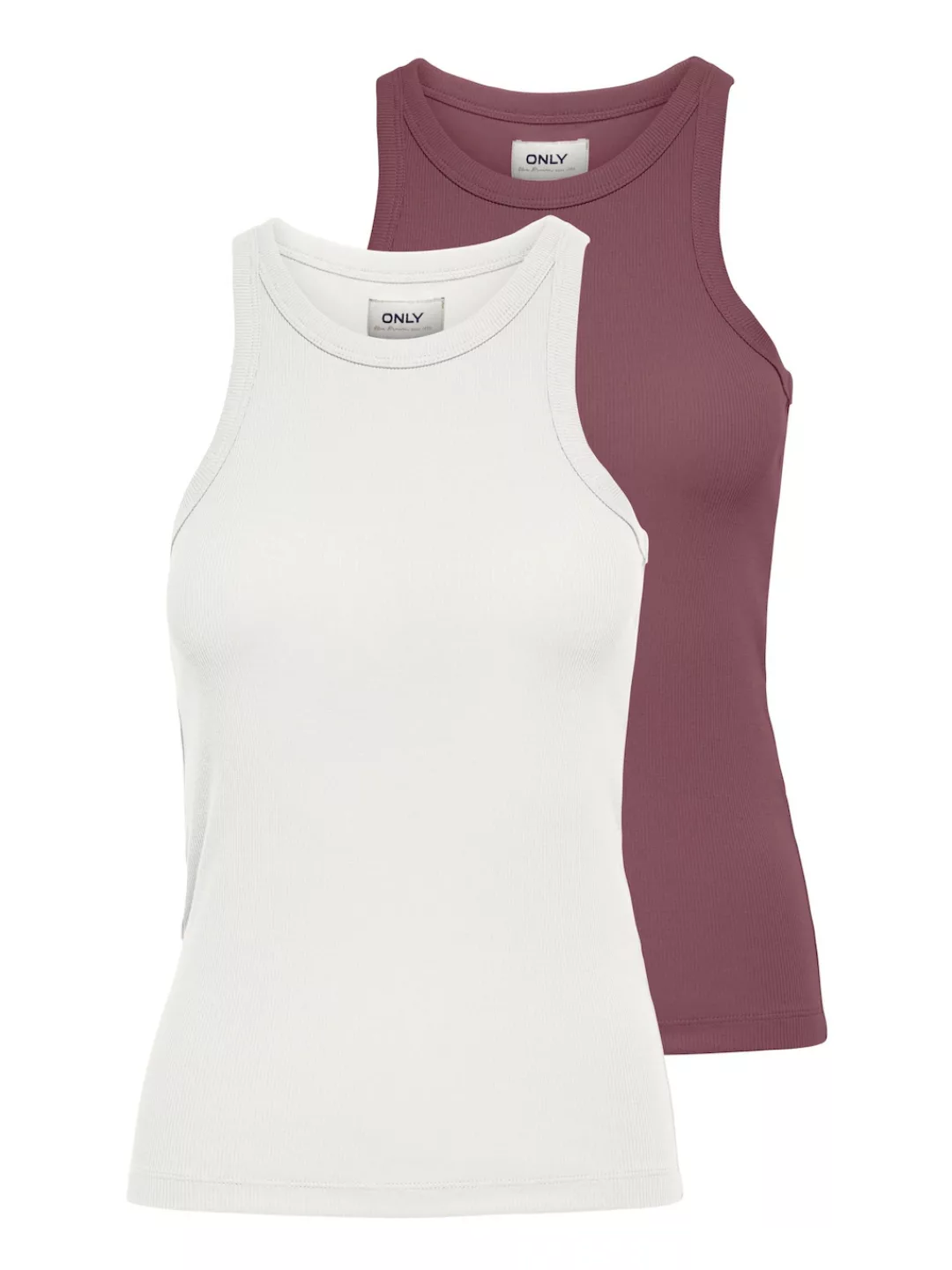 ONLY Tanktop "ONLLINDSAY TANK TOP 2 PACK", (2er-Pack) günstig online kaufen