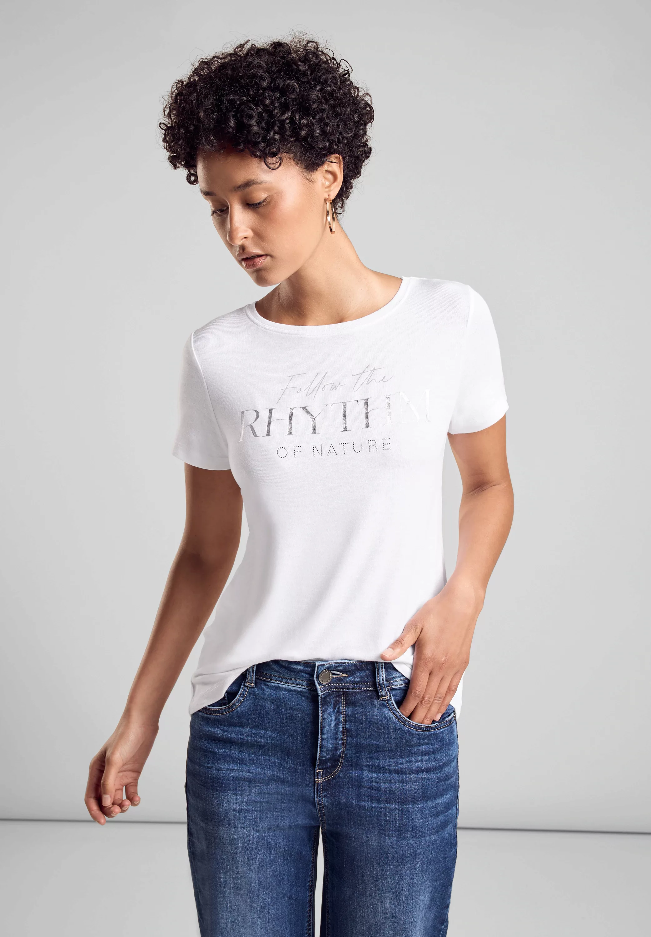 STREET ONE Shirttop mit Frontprint günstig online kaufen