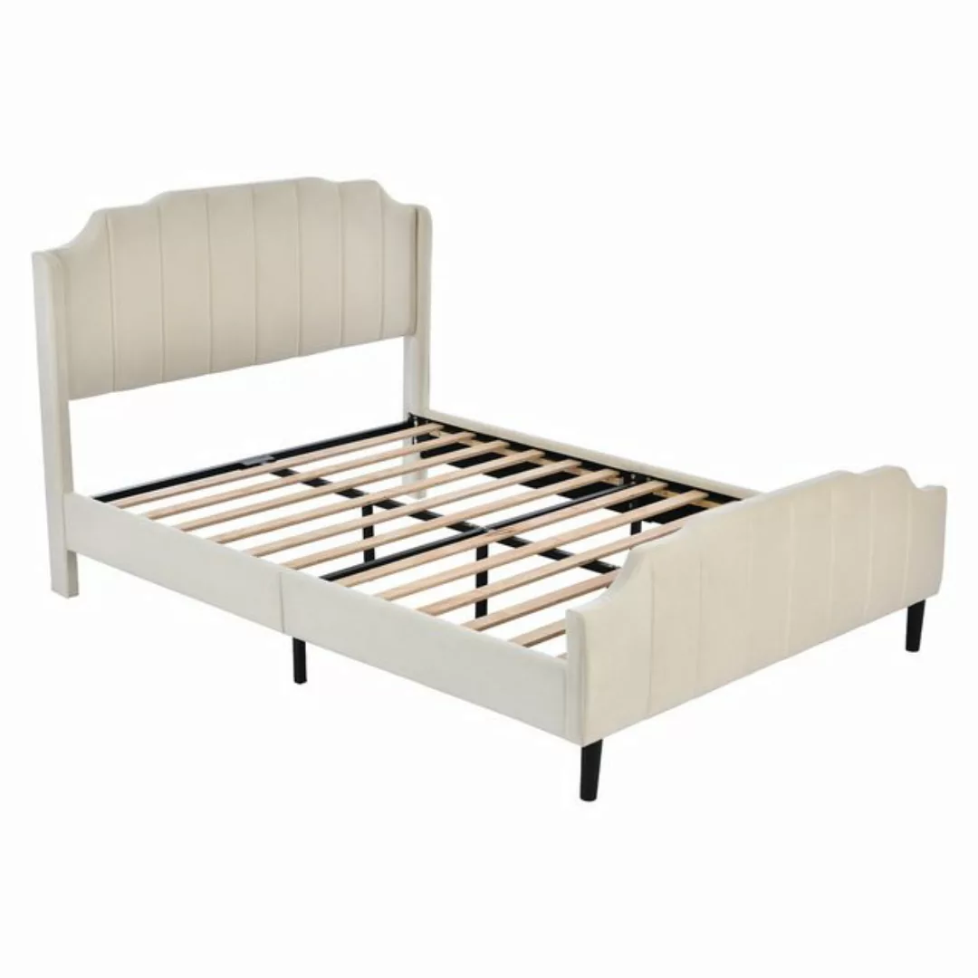 IDEASY Polsterbett Doppelbett, Jugendbett, Gästebett, 140 x 200 cm, Samt ge günstig online kaufen